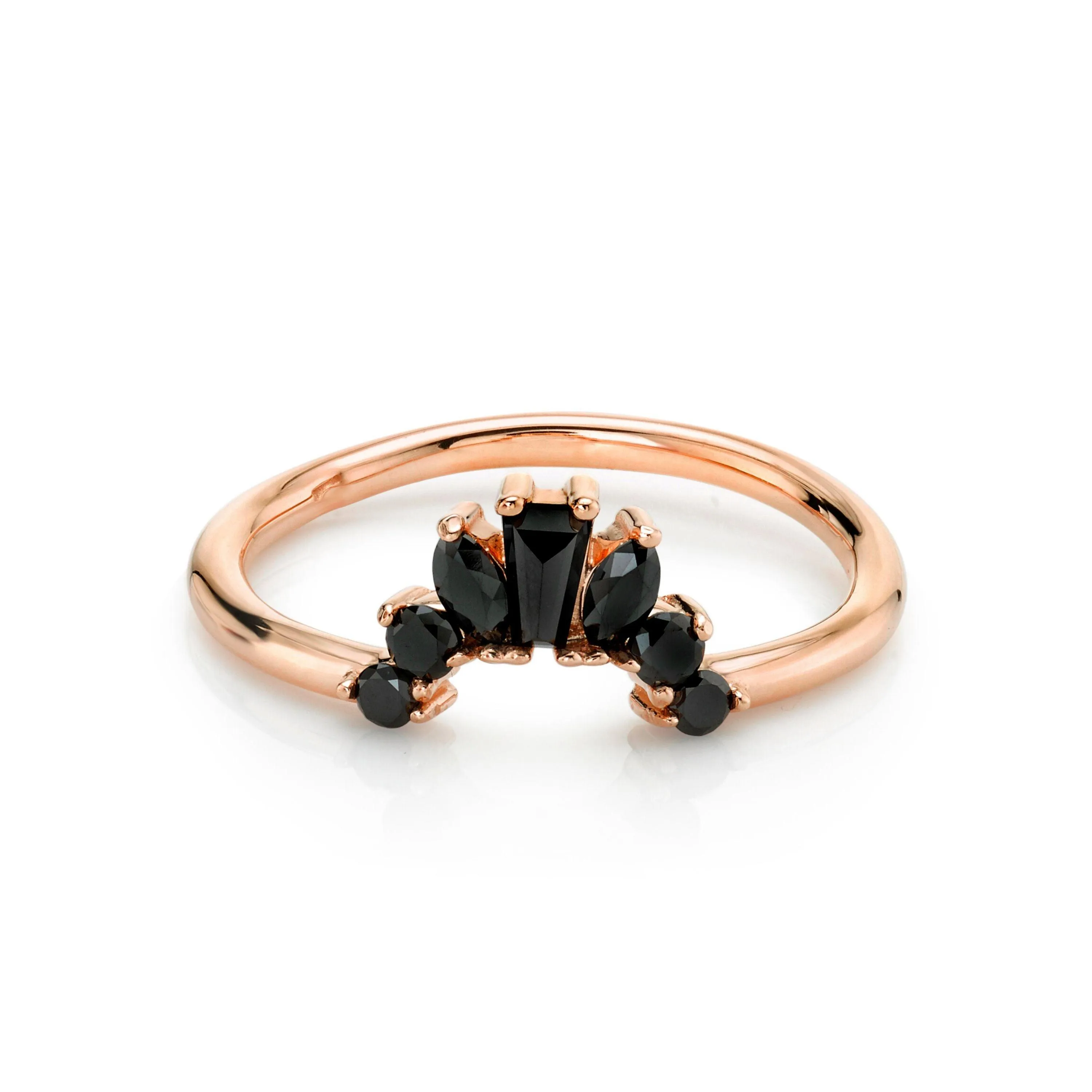 Black Diamond Gemma Ballerina Ring sold by Marrow Fine product image thumbnail 4