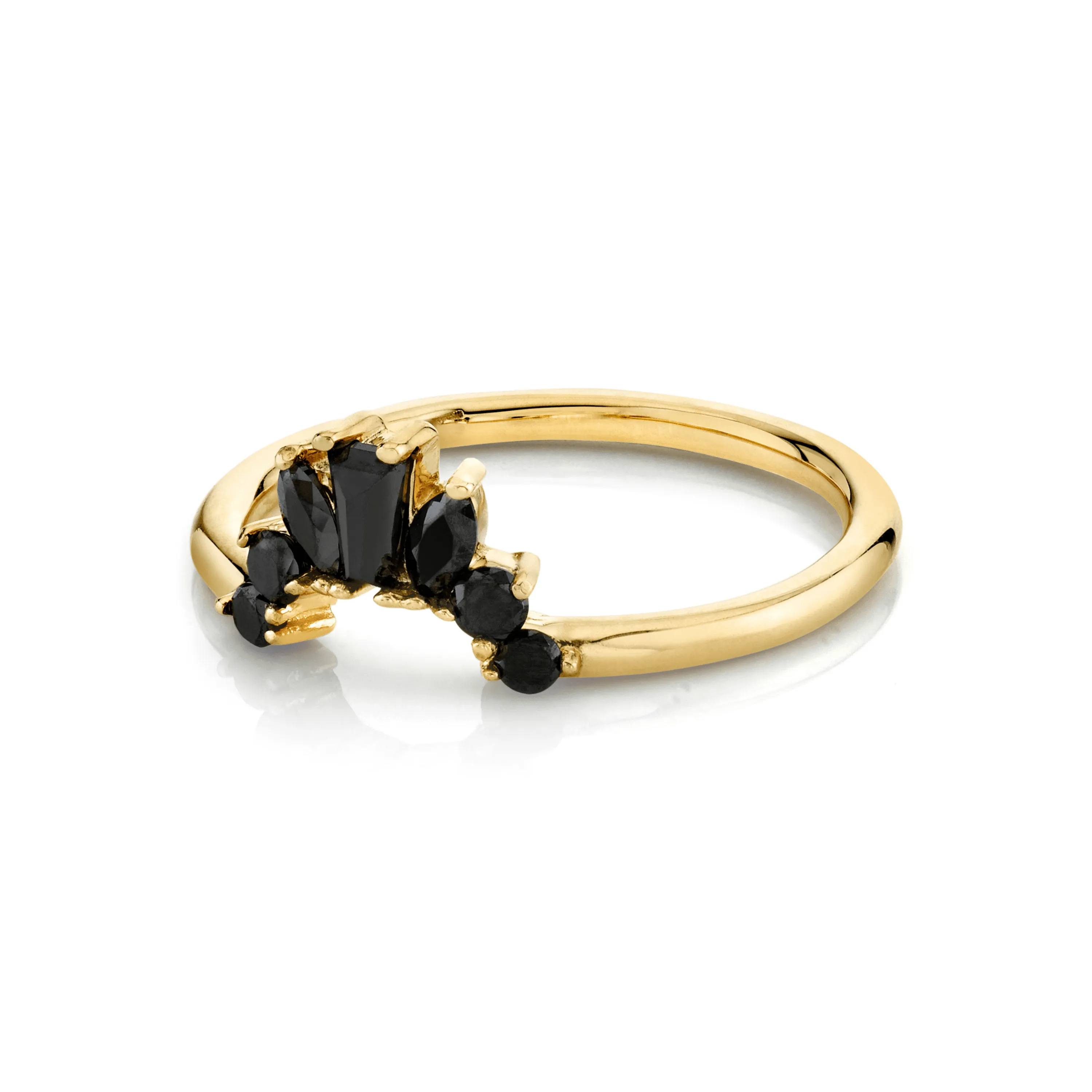 Black Diamond Gemma Ballerina Ring sold by Marrow Fine product image thumbnail 3