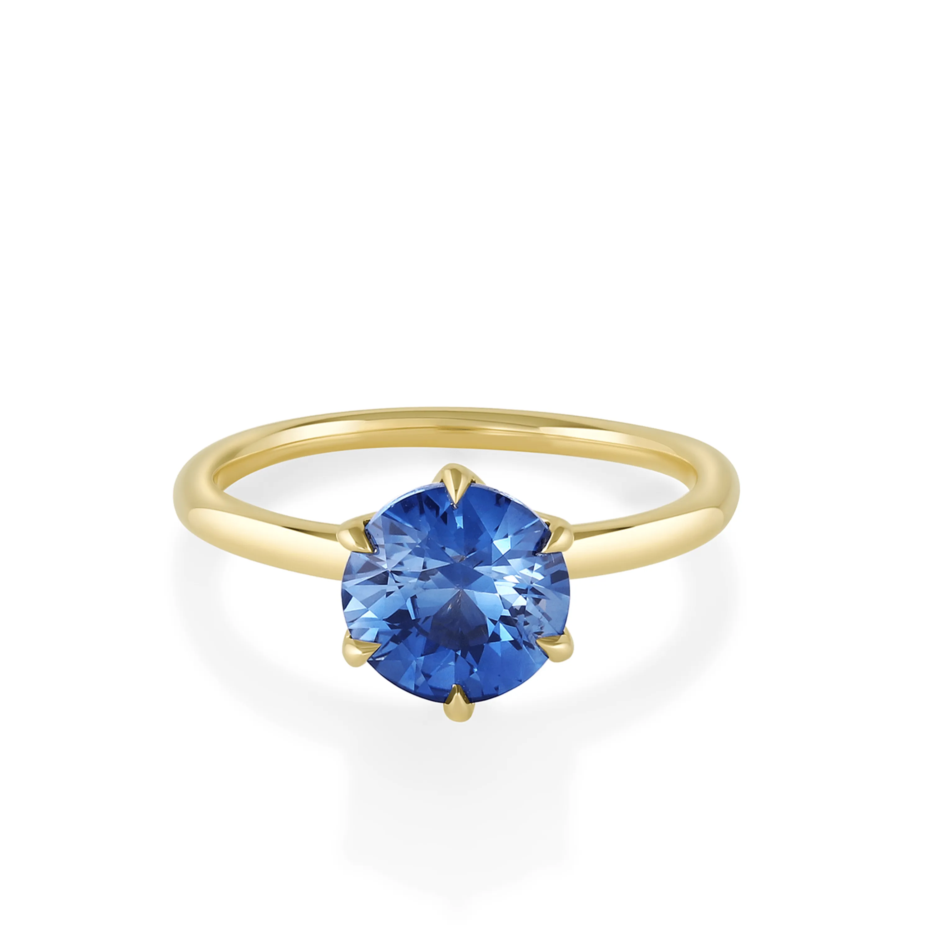 2.01ct Blue Sapphire Camille Engagement Ring sold by Marrow Fine