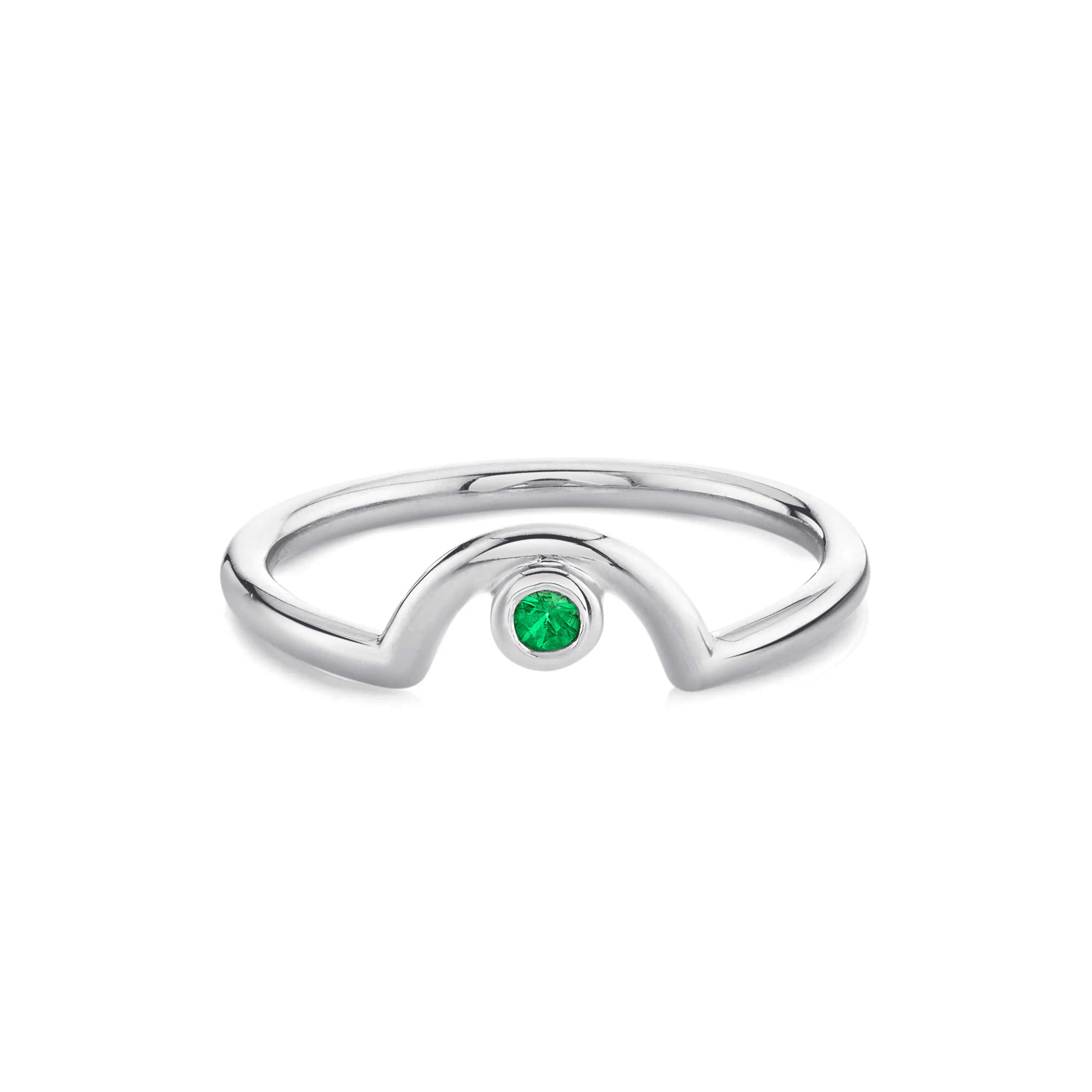 Emerald Arch Band - May sold by Marrow Fine product image thumbnail 3
