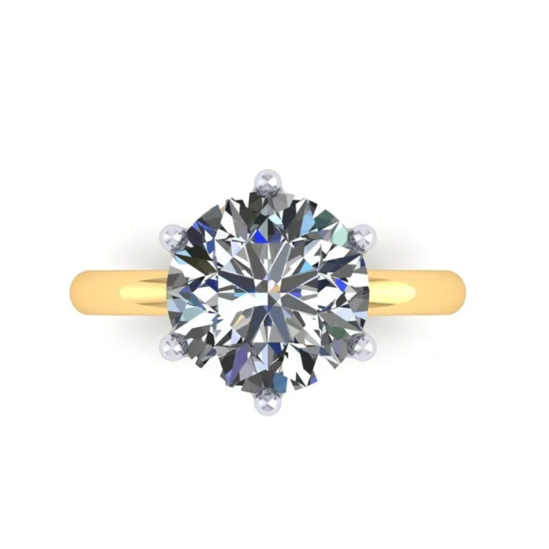 4.28ct Two Tone Camille Ring sold by Marrow Fine