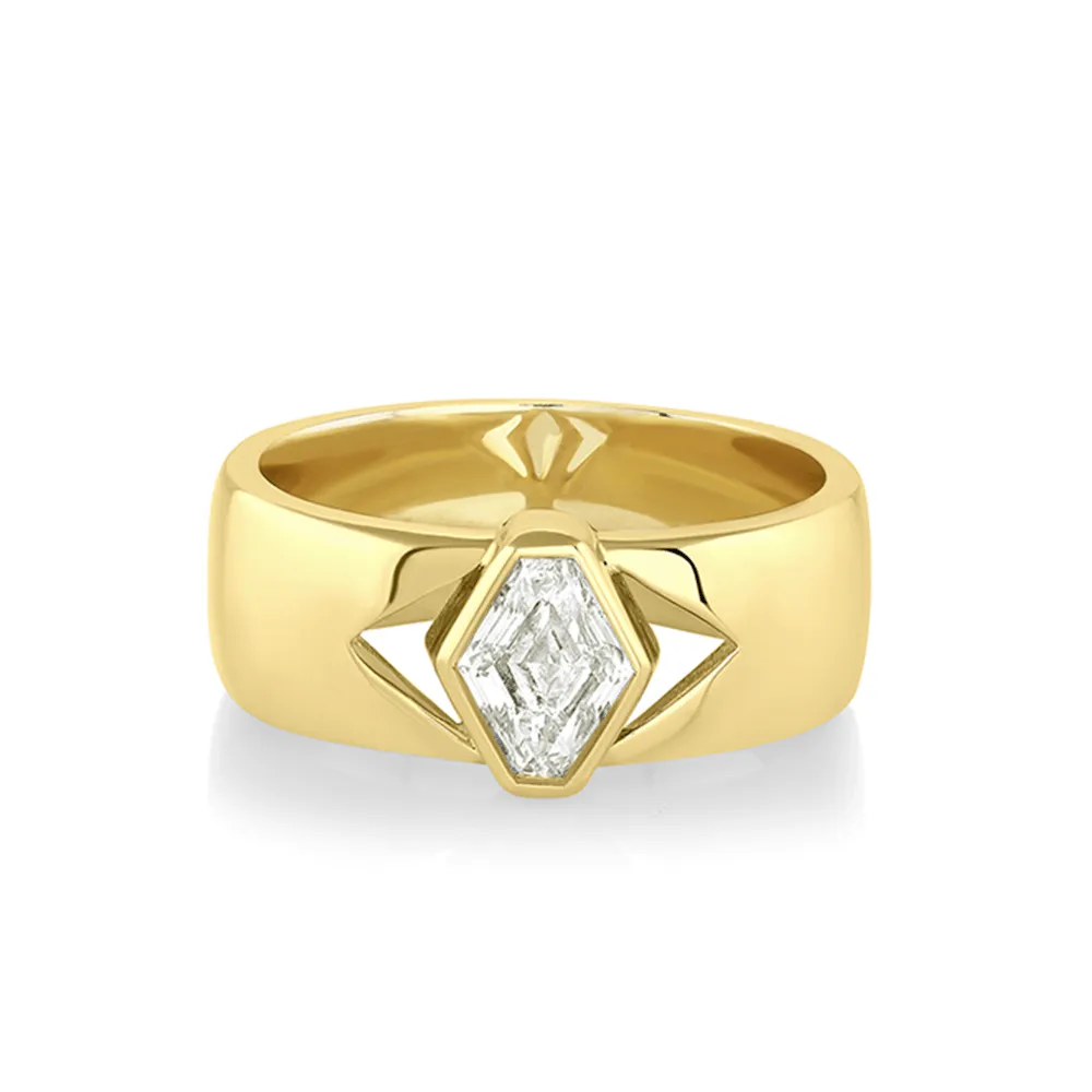1.01ct Lozenge Diamond Cigar Band sold by Marrow Fine