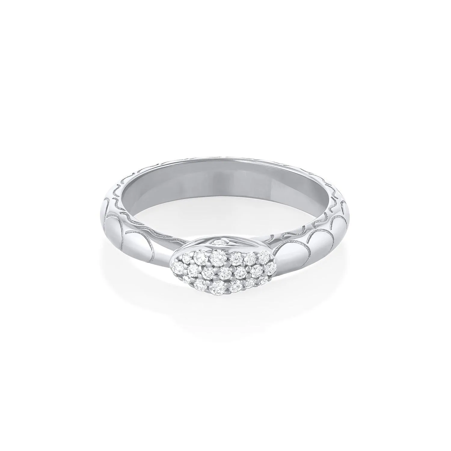 Inamorata White Diamond Head Serpent Ring sold by Marrow Fine product image thumbnail 5