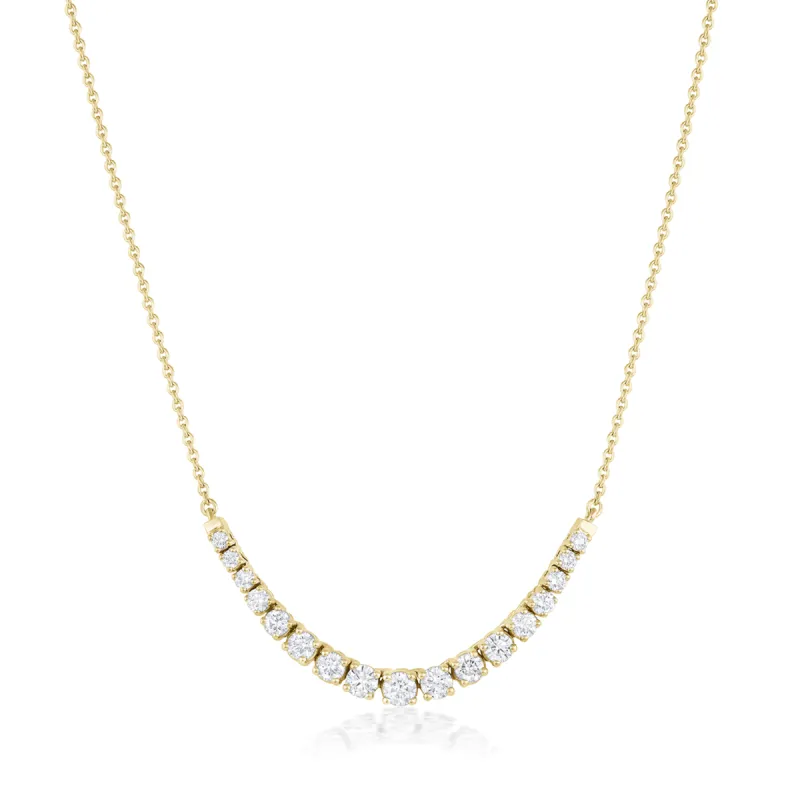 Venus White Diamond Graduated Necklace sold by Marrow Fine