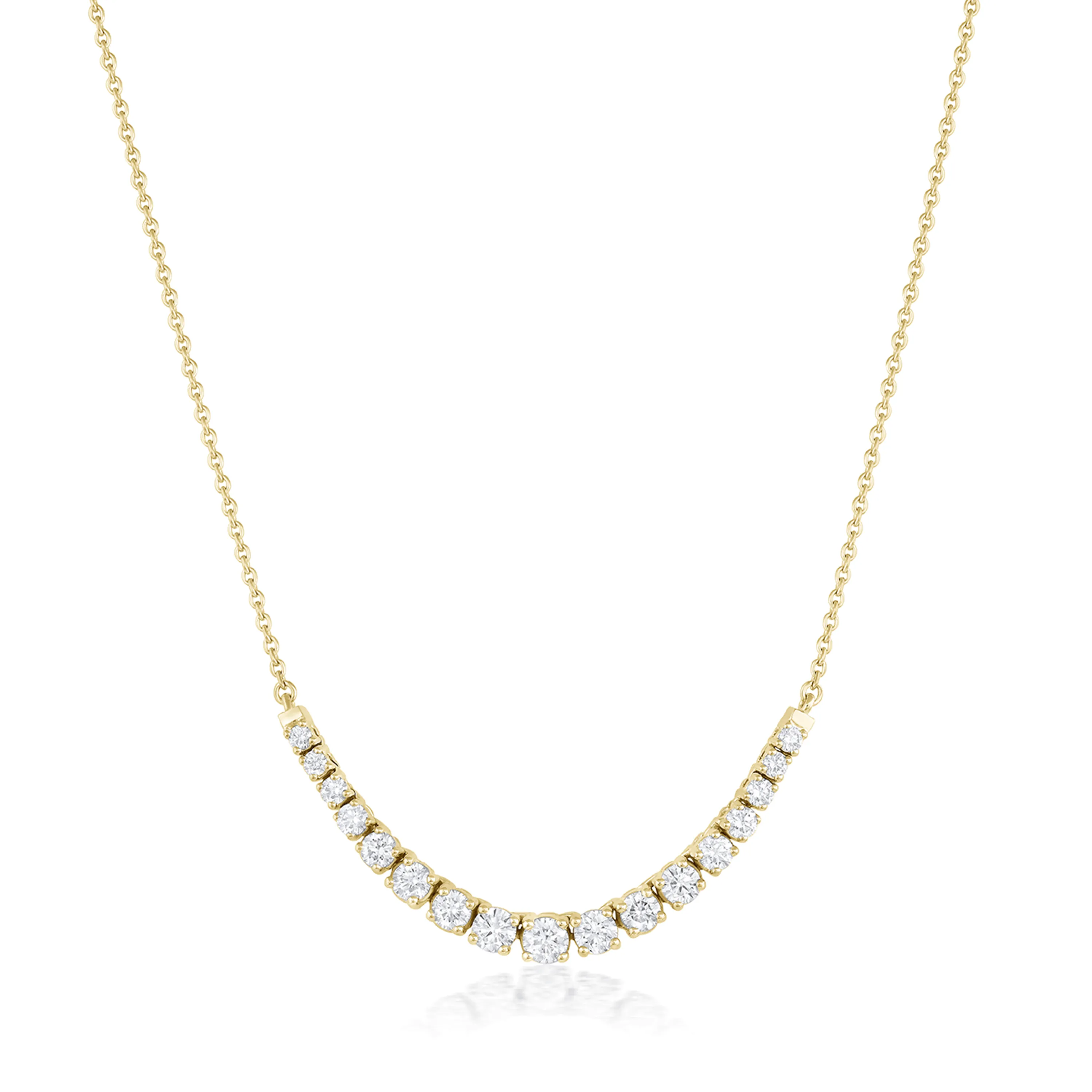 Venus White Diamond Graduated Necklace sold by Marrow Fine