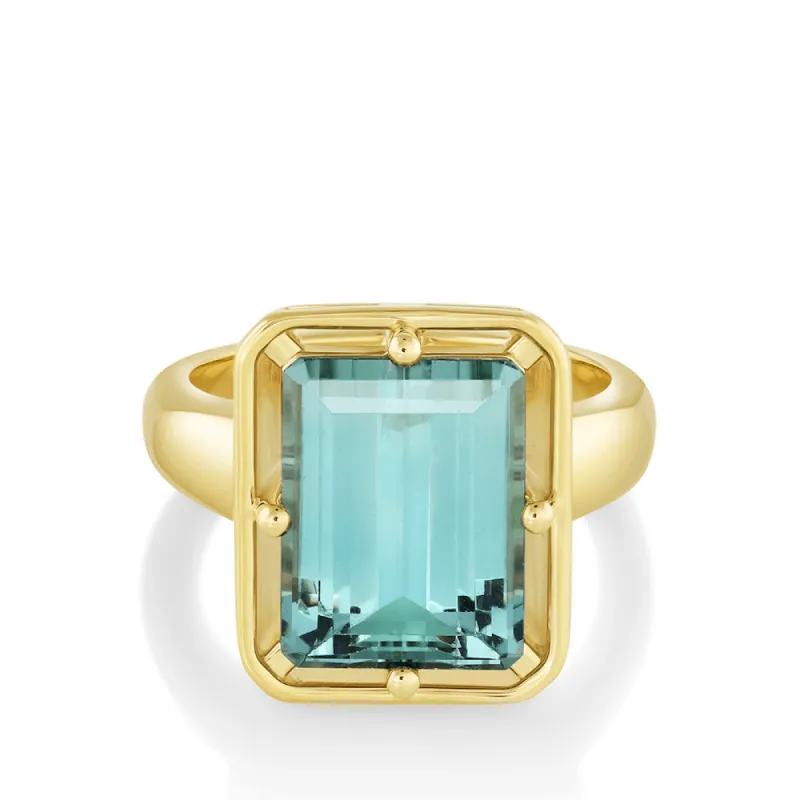 Mint Tourmaline Georgia Engagement Ring sold by Marrow Fine