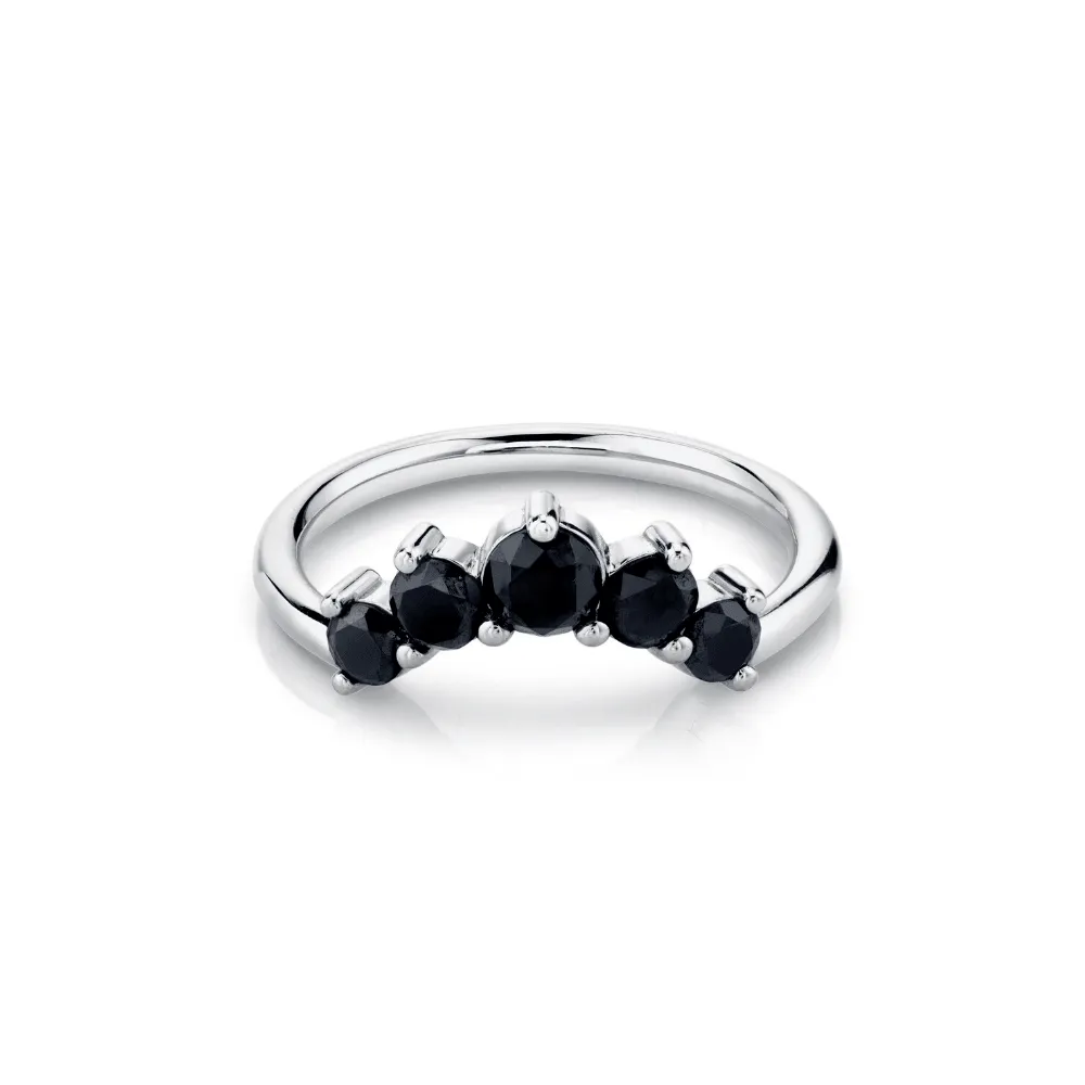 Curvy Black Diamond Headdress Jacket sold by Marrow Fine product image thumbnail 4