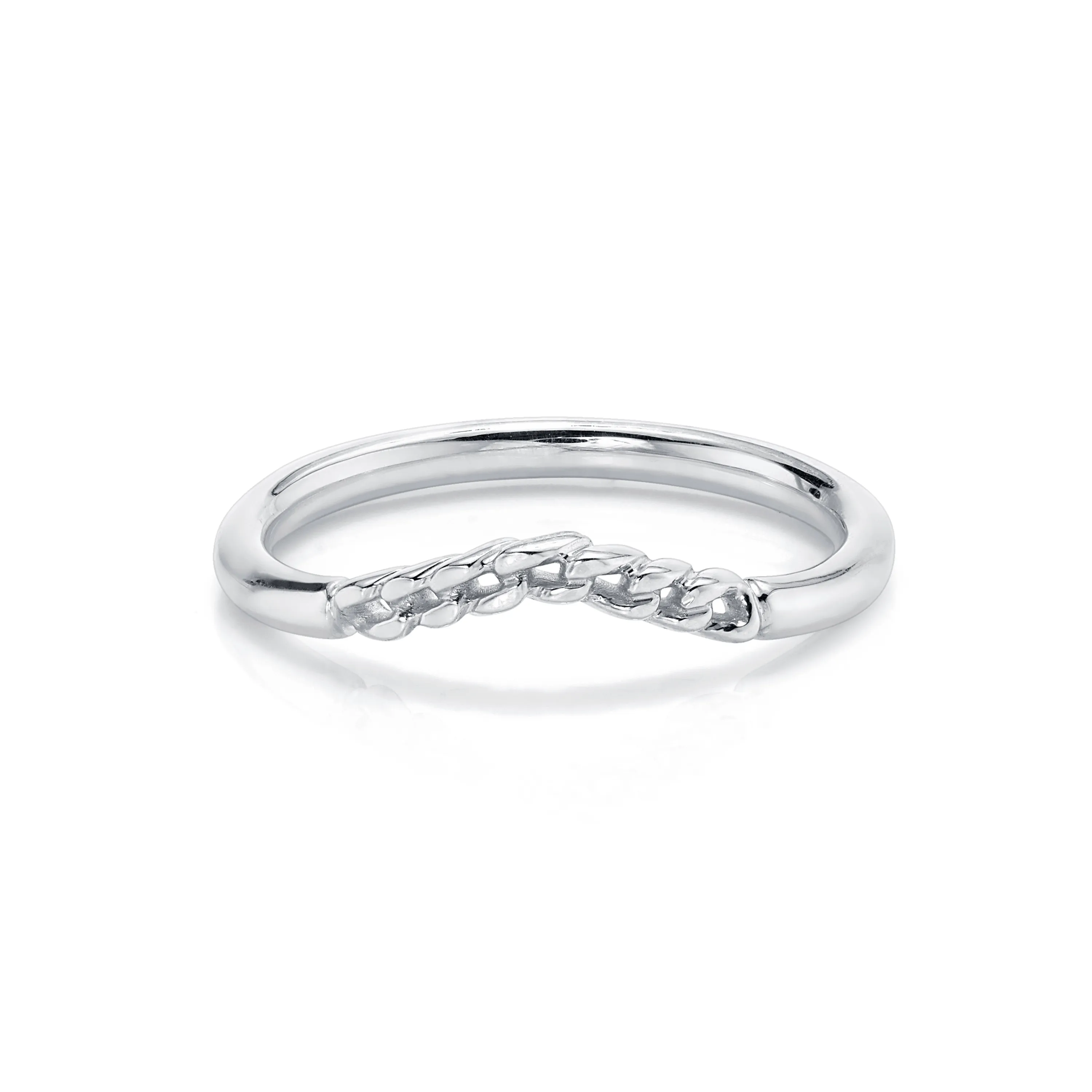 Everyday Curved Chain Ring sold by Marrow Fine product image thumbnail 3