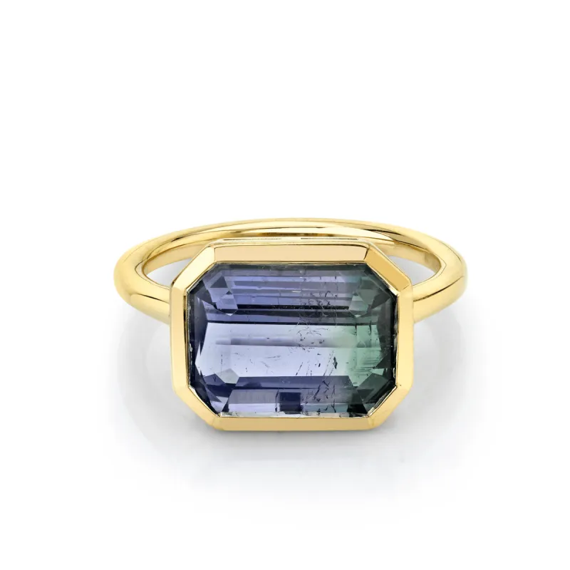 5.2ct Bicolor Tourmaline Solitaire sold by Marrow Fine