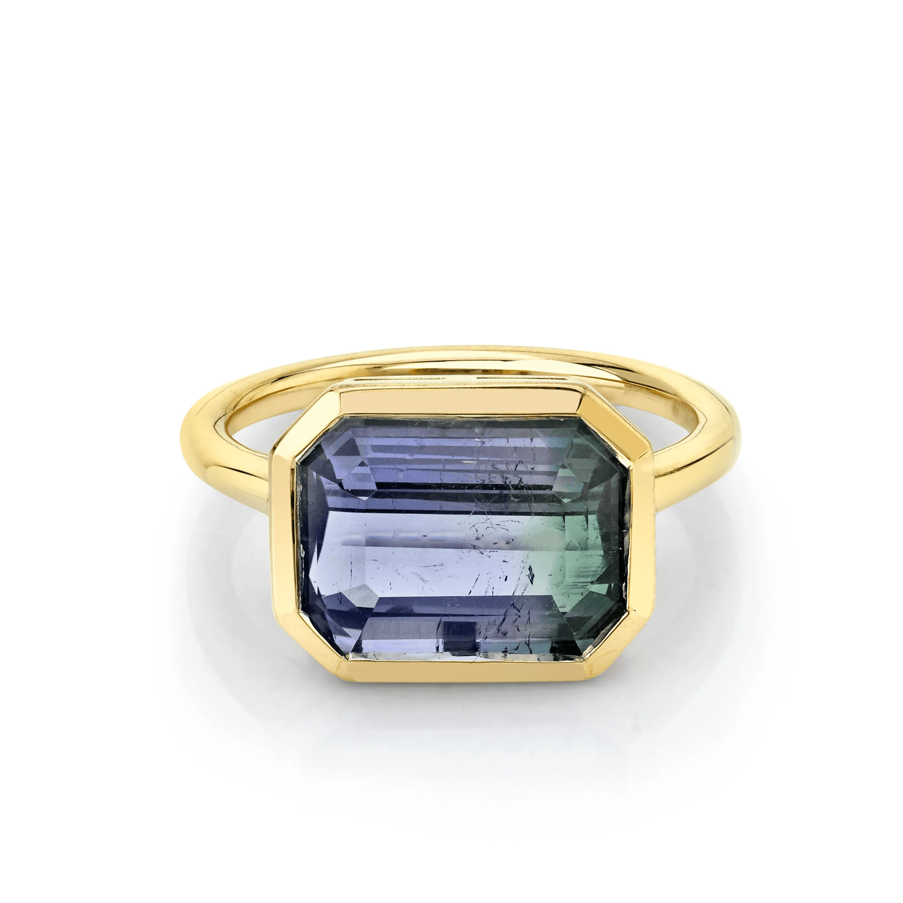 5.2ct Bicolor Tourmaline Solitaire sold by Marrow Fine