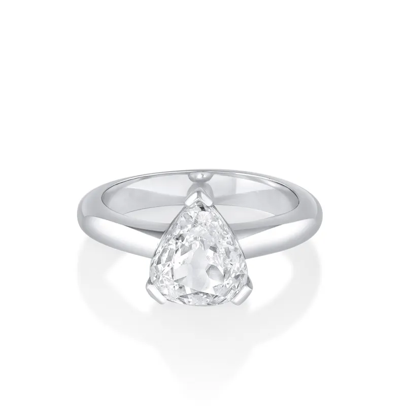 1.74ct Antique Pear Sloane Engagement Ring sold by Marrow Fine