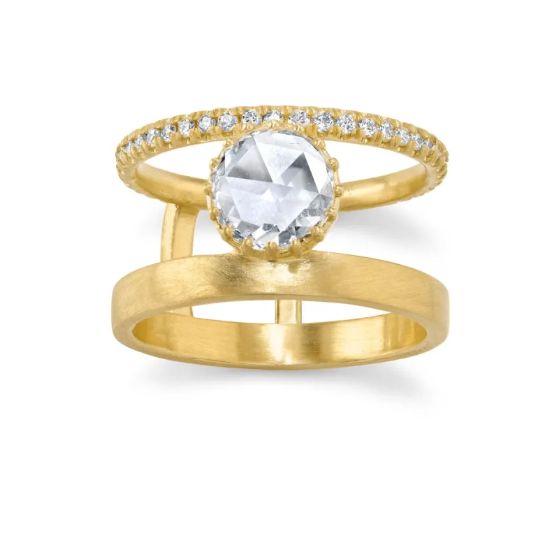 Winter's Rose Engagement Ring sold by Marrow Fine