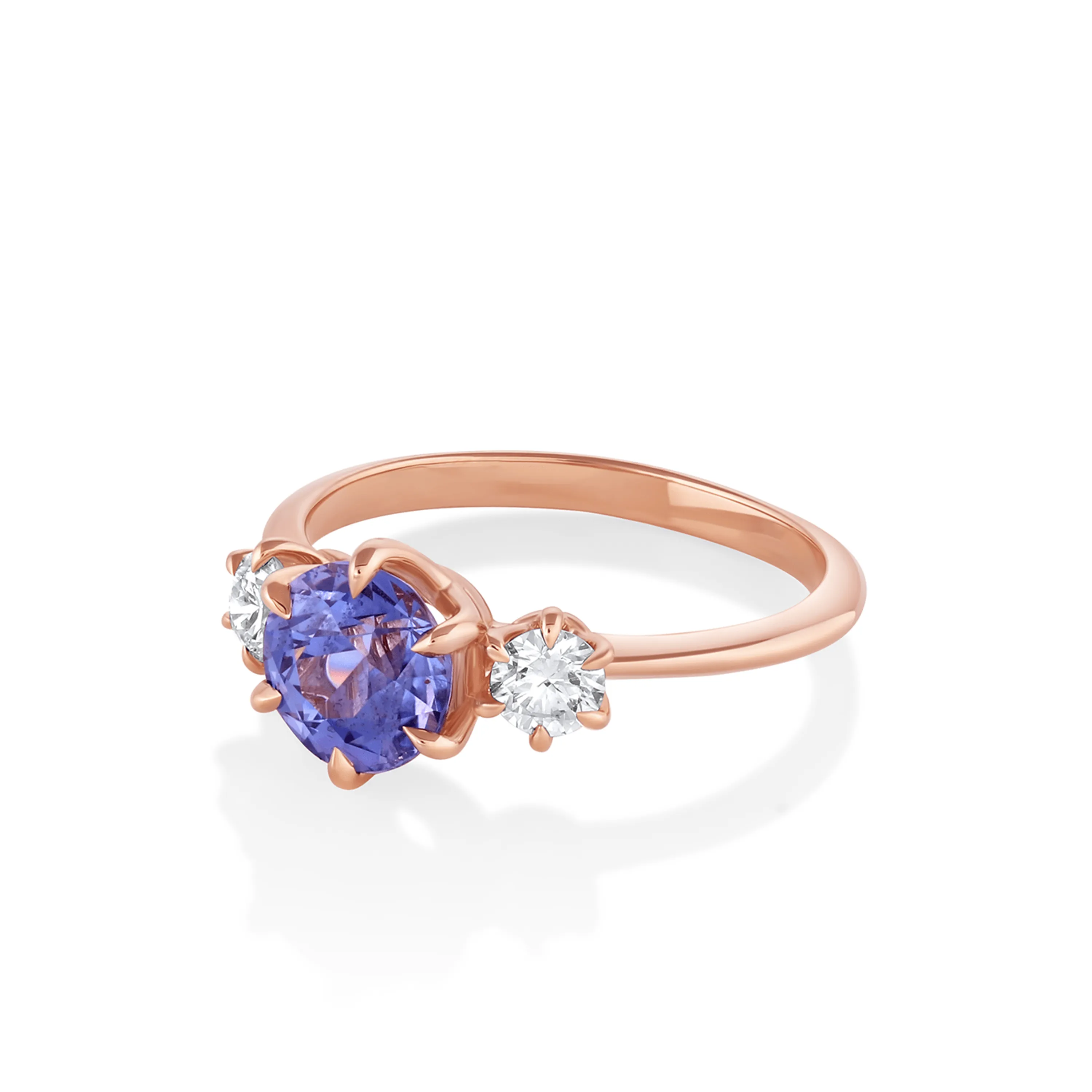 1.5ct Violet Sapphire Maude Engagement Ring sold by Marrow Fine product image thumbnail 2