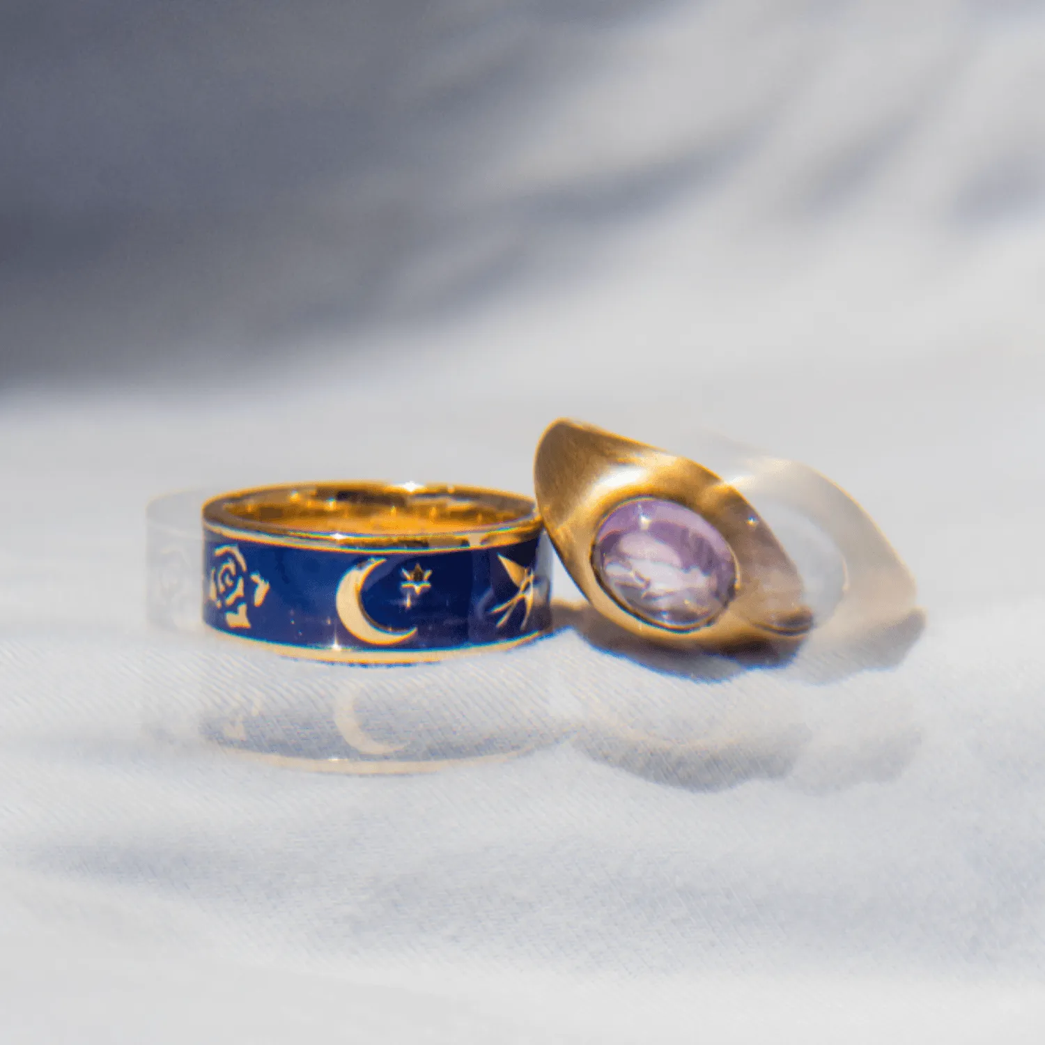 4.21ct Cabochon Sapphire Pinky Bombe sold by Marrow Fine product image thumbnail 4