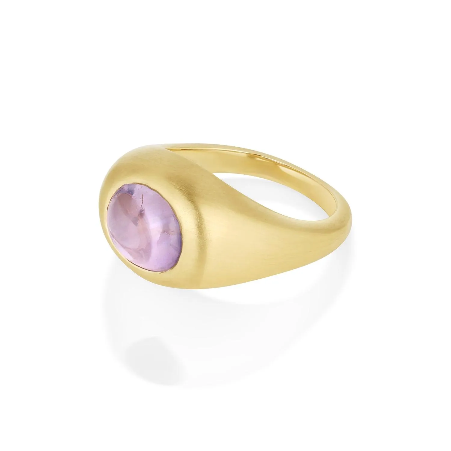 4.21ct Cabochon Sapphire Pinky Bombe sold by Marrow Fine product image thumbnail 2