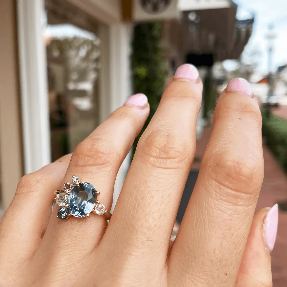 4.62ct Sapphire Spray Ring sold by Marrow Fine product image thumbnail 4