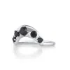 Black Diamond Crescendo Stacking Band sold by Marrow Fine