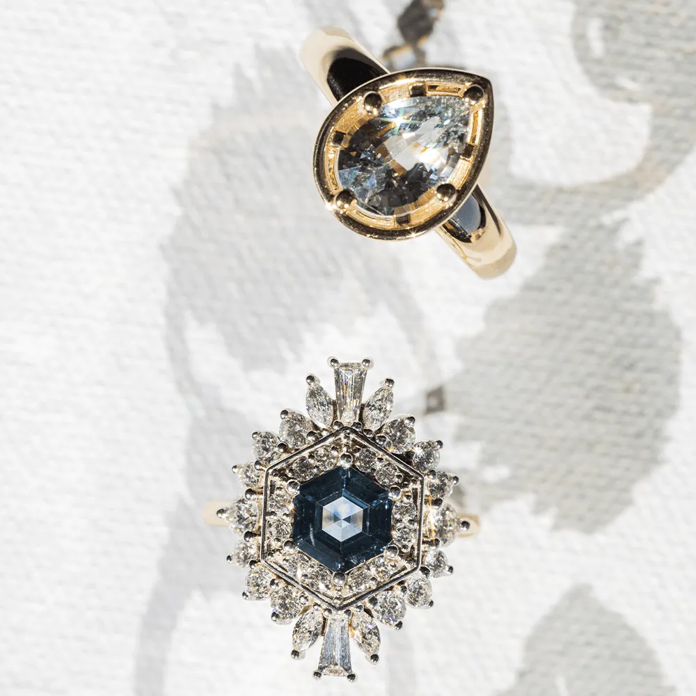 2.70ct Light Blue Sapphire Pear Georgia sold by Marrow Fine product image thumbnail 3