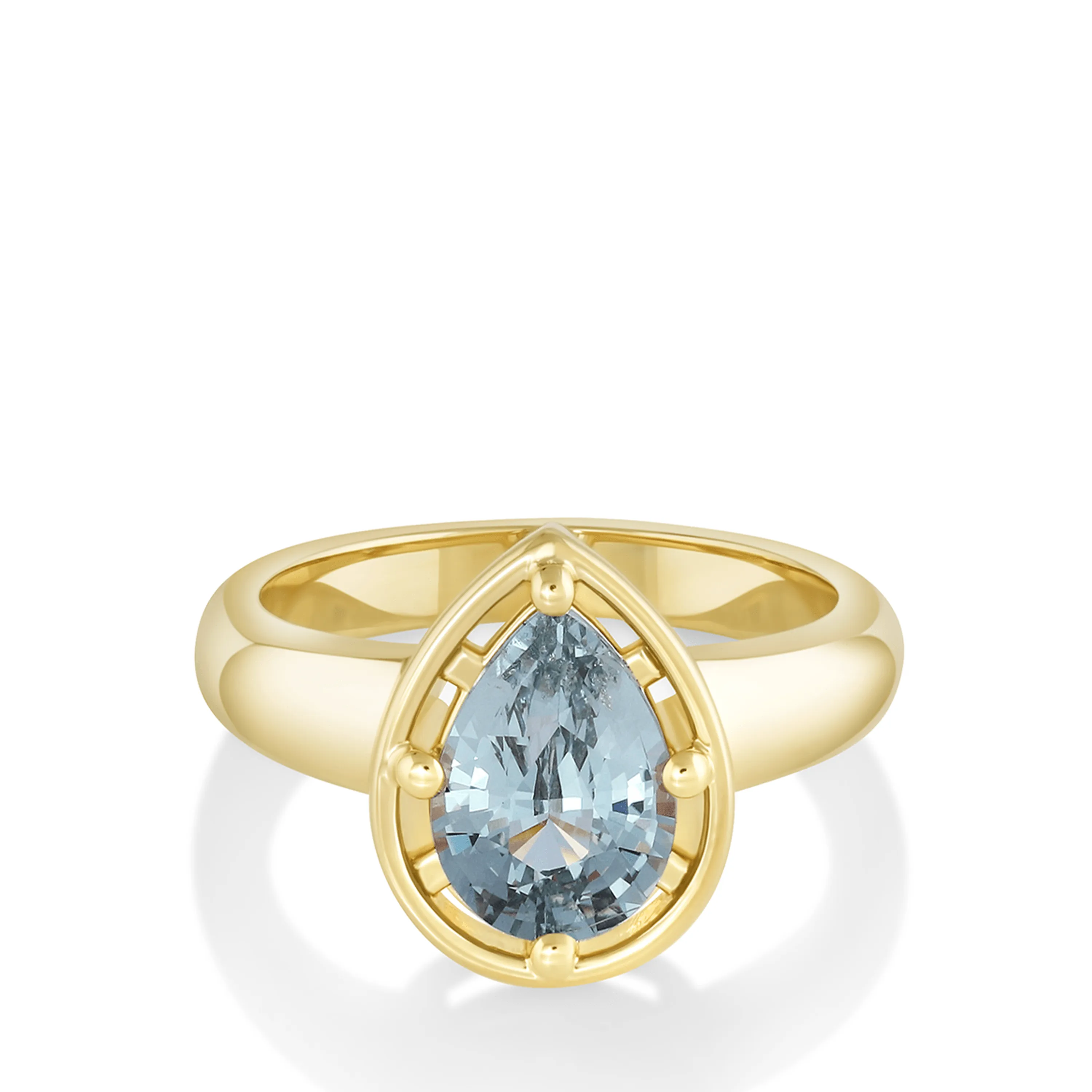 2.70ct Light Blue Sapphire Pear Georgia sold by Marrow Fine