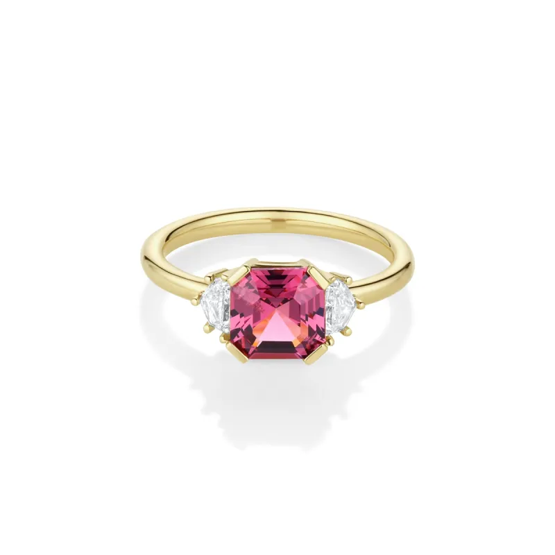 1.54ct Spinel and Cadillac Diamond Ring sold by Marrow Fine