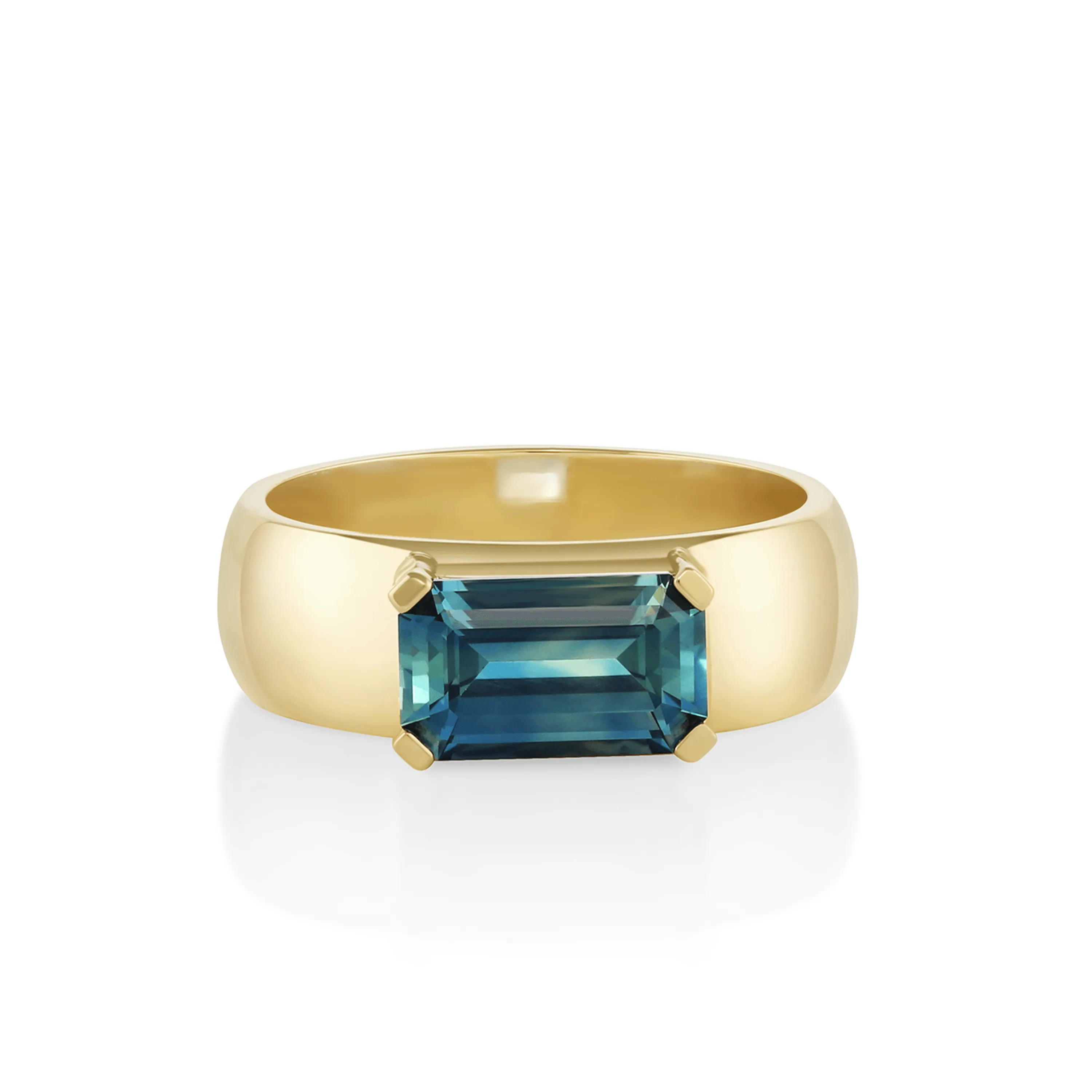 2.13ct Teal Sapphire Elodie Ring sold by Marrow Fine
