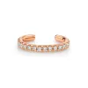 White Diamond Pavé Ear Cuff sold by Marrow Fine