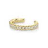 White Diamond Pavé Ear Cuff sold by Marrow Fine
