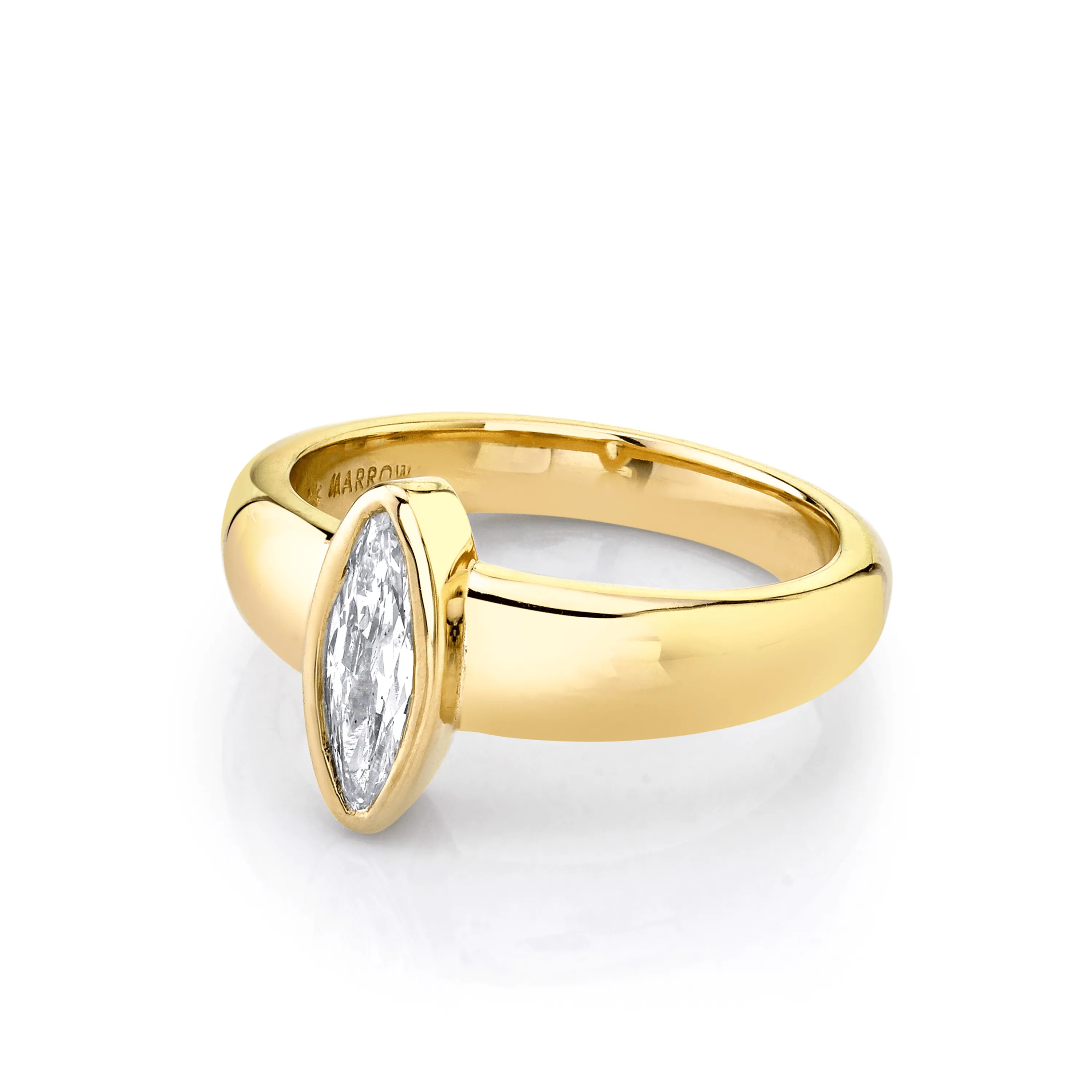 Elongated Moval Statement Ring sold by Marrow Fine product image thumbnail 2