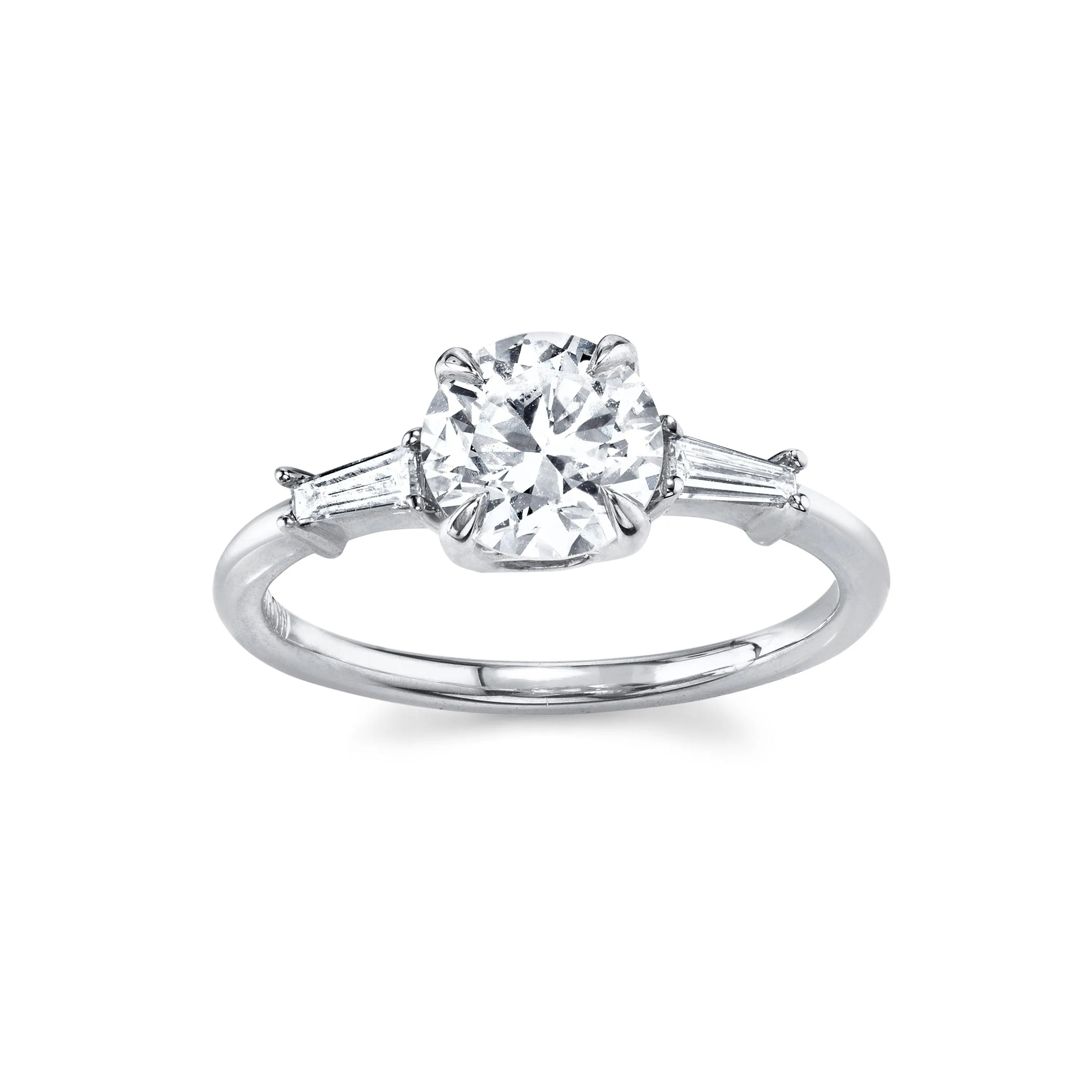 The Classic Baguette Engagement Ring sold by Marrow Fine product image thumbnail 3
