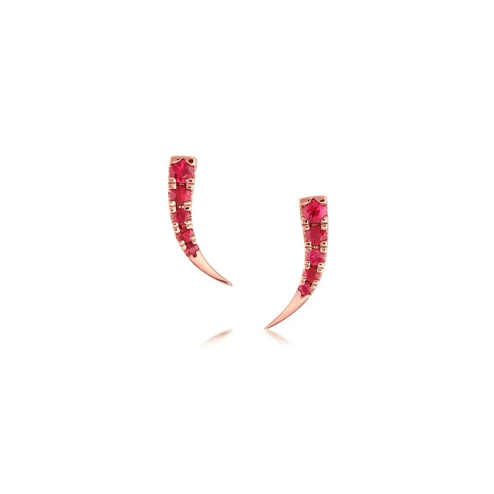 Ruby Ear Crawlers sold by Marrow Fine product image thumbnail 3