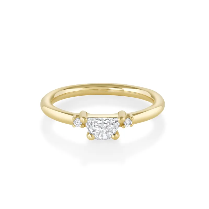 .37ct White Diamond Moonlight & Lovers Engagement Ring sold by Marrow Fine