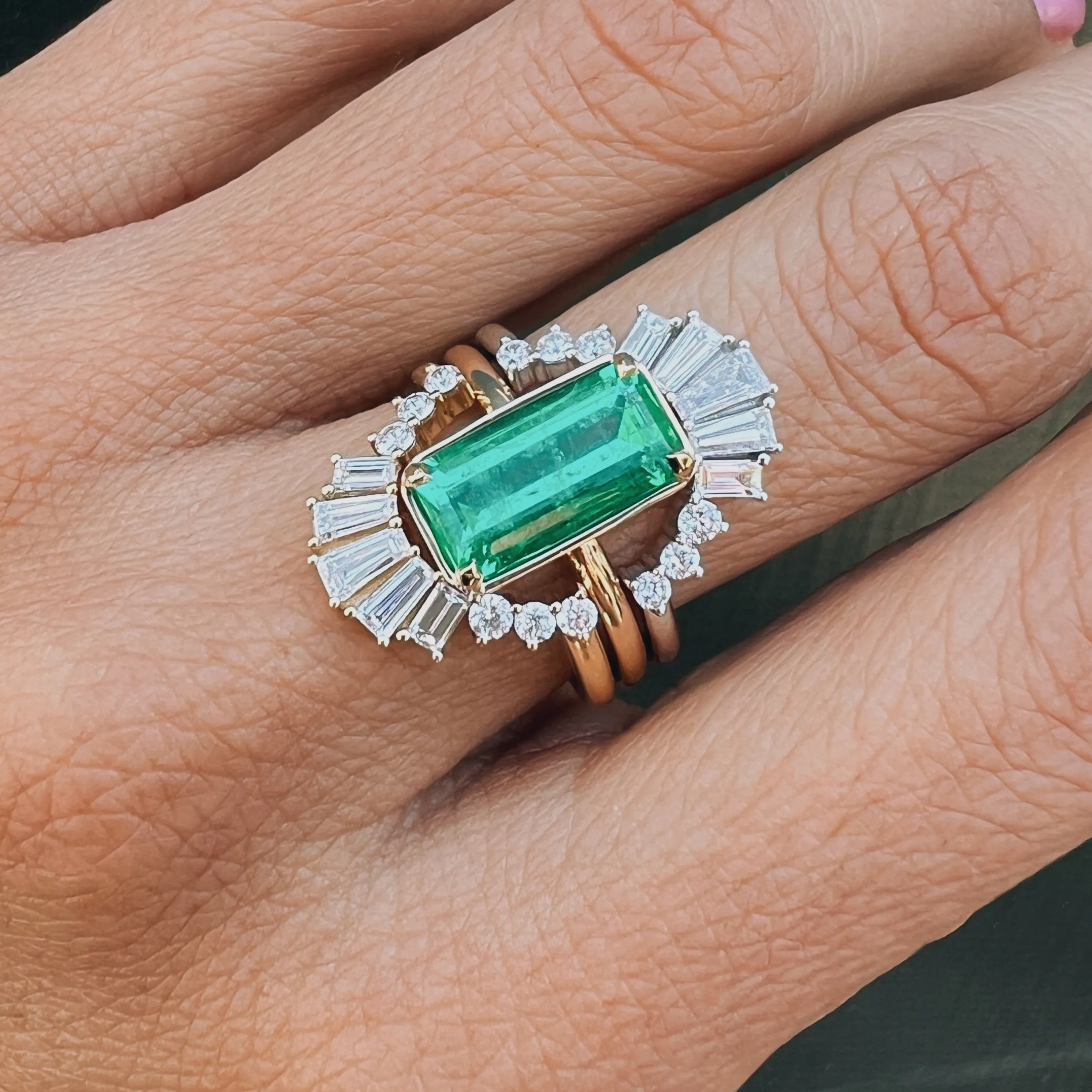 2.31ct Emerald Solitaire Ring sold by Marrow Fine product image thumbnail 2