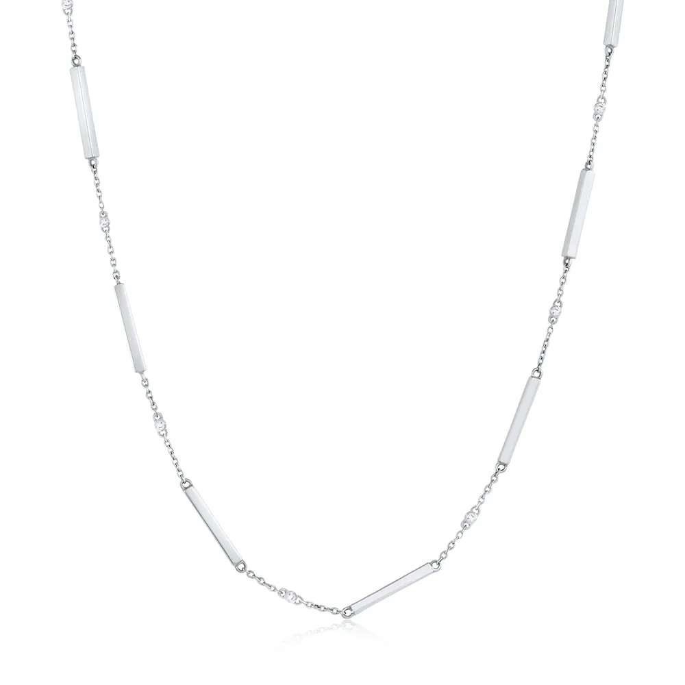 Lilac Diamond Chain Necklace sold by Marrow Fine product image thumbnail 5