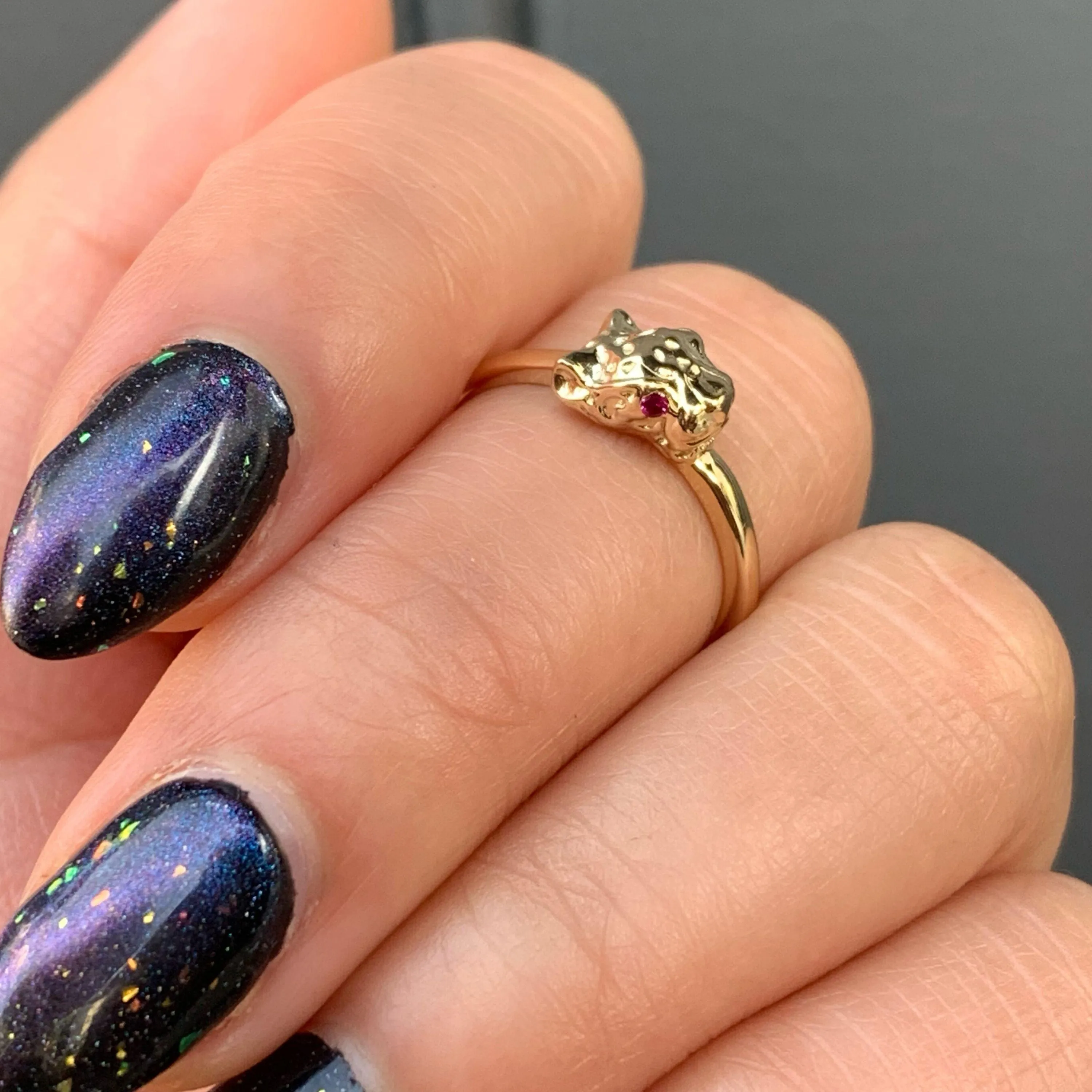 Ruby Cheetah Totem Ring sold by Marrow Fine product image thumbnail 2