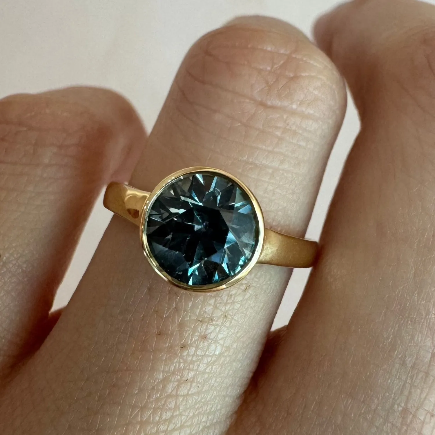 2.15ct Montana Sapphire Tessa Ring sold by Marrow Fine product image thumbnail 3