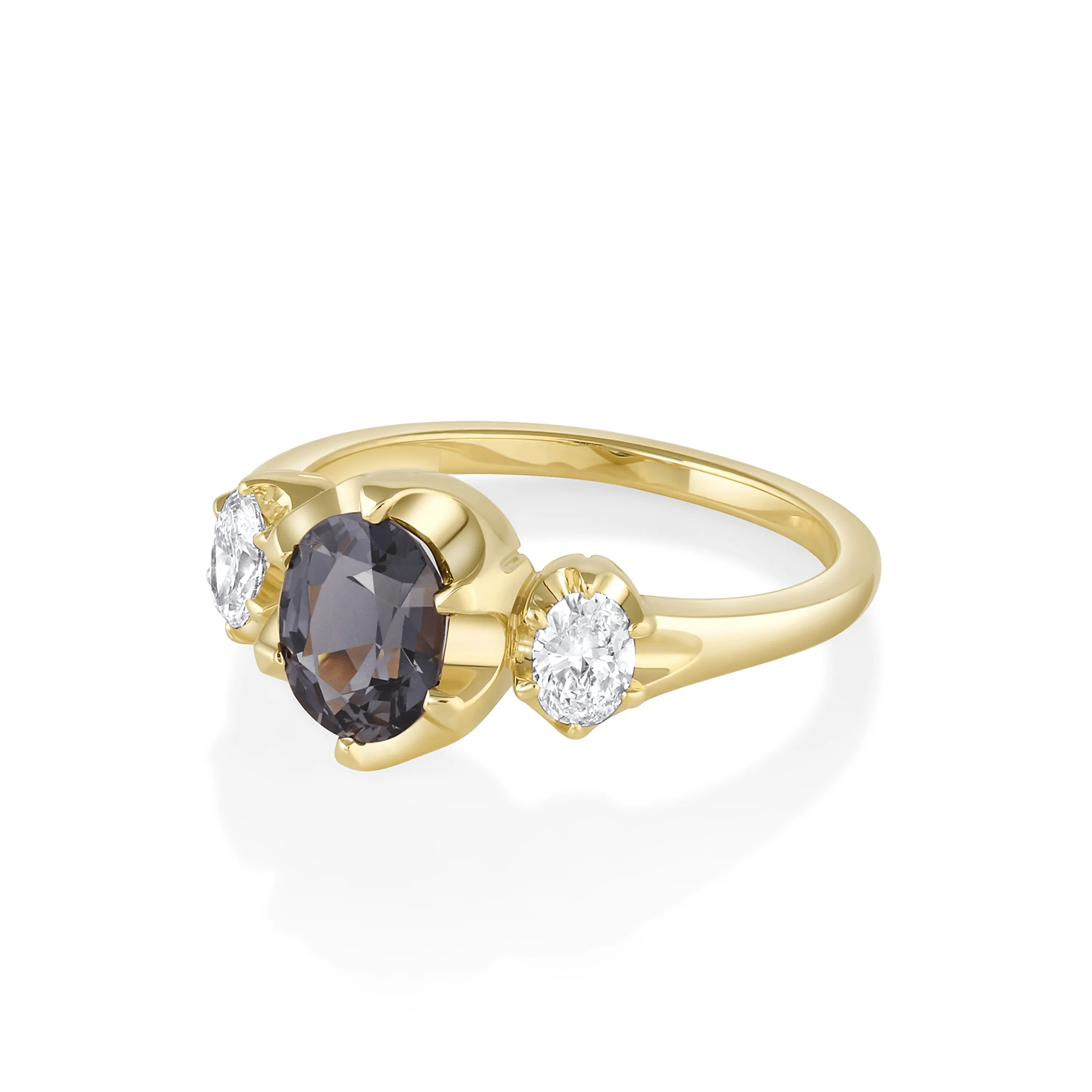 1.22ct Spinel Simone Three-Stone Engagement Ring sold by Marrow Fine product image thumbnail 3