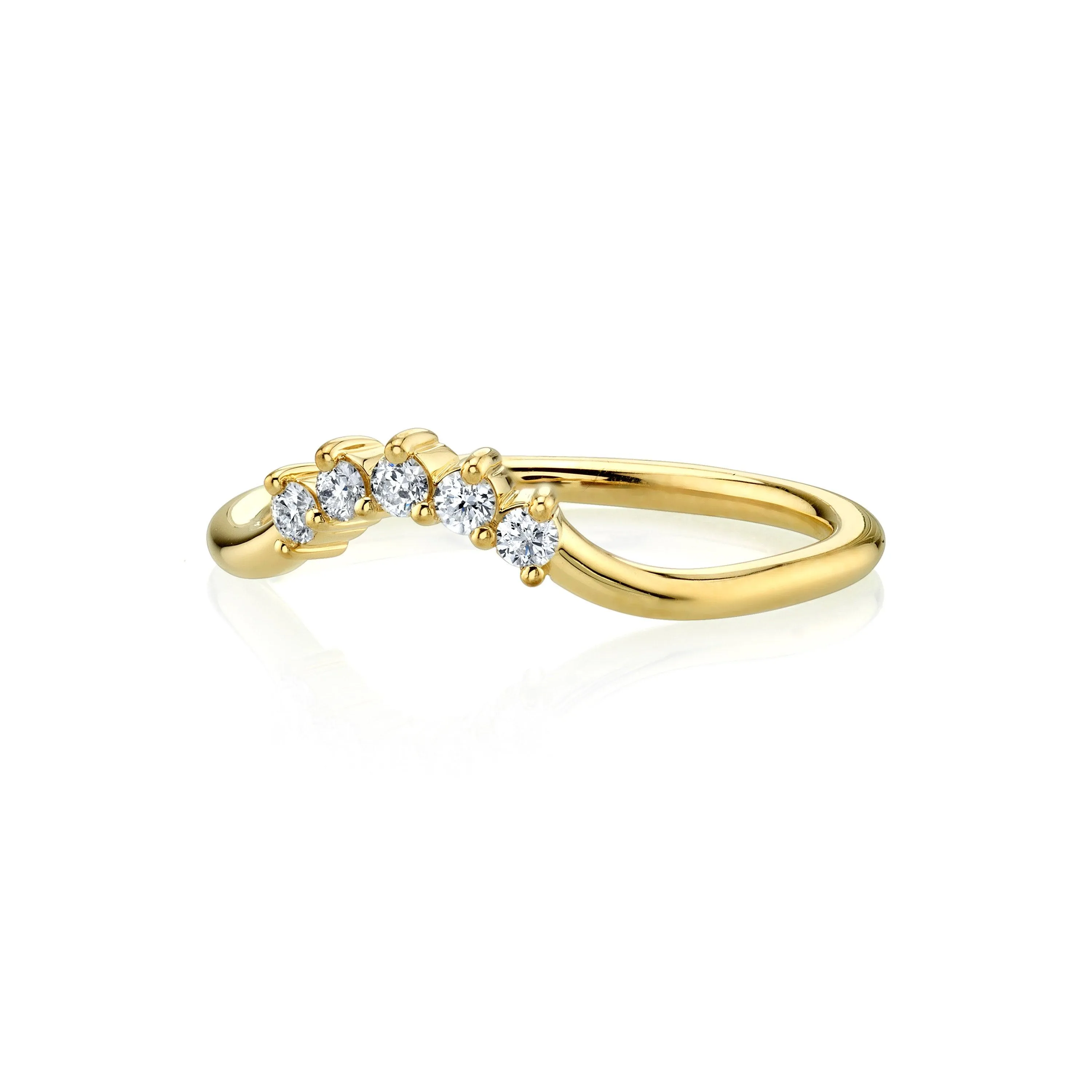 White Diamond Crown Ring sold by Marrow Fine product image thumbnail 3