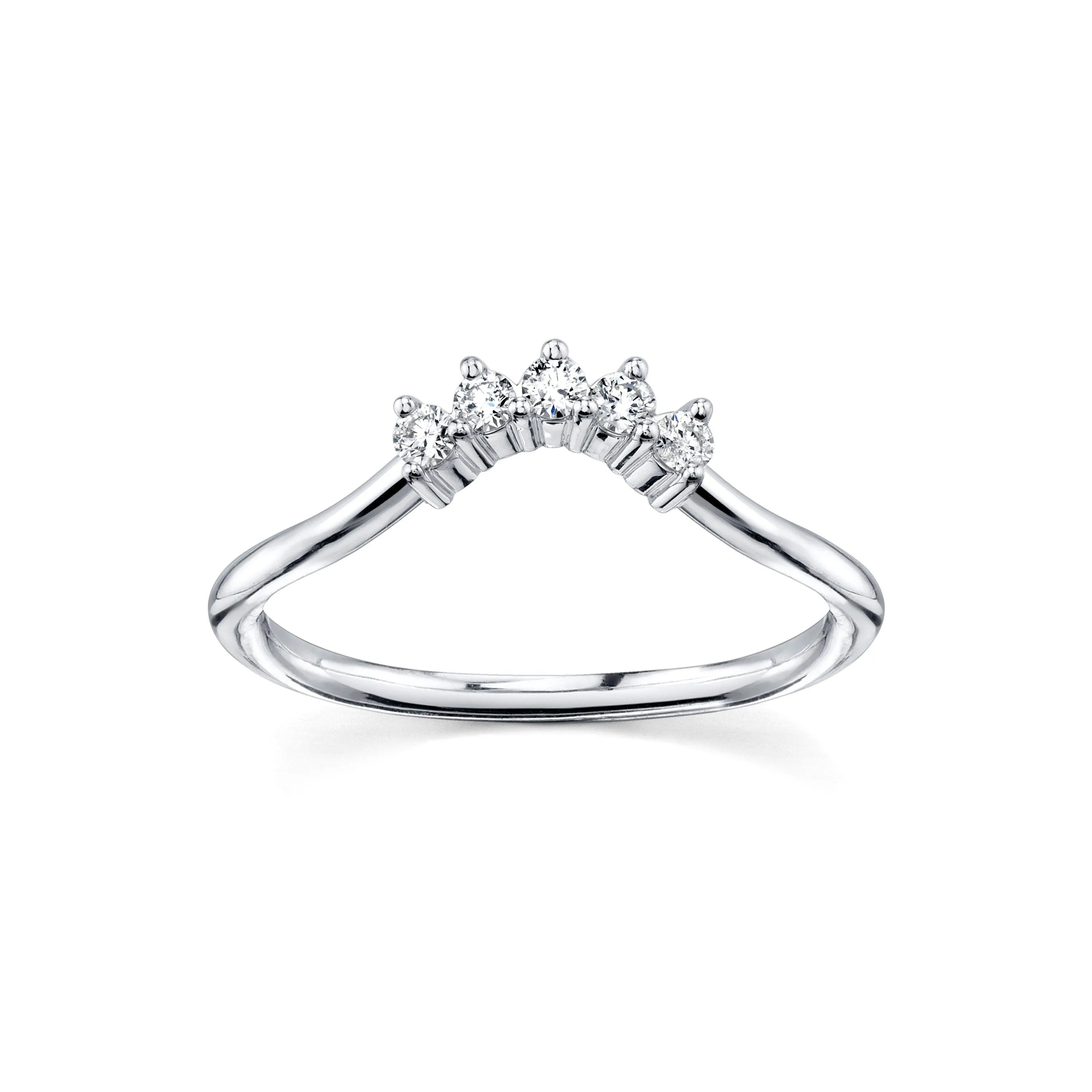 White Diamond Crown Ring sold by Marrow Fine product image thumbnail 4