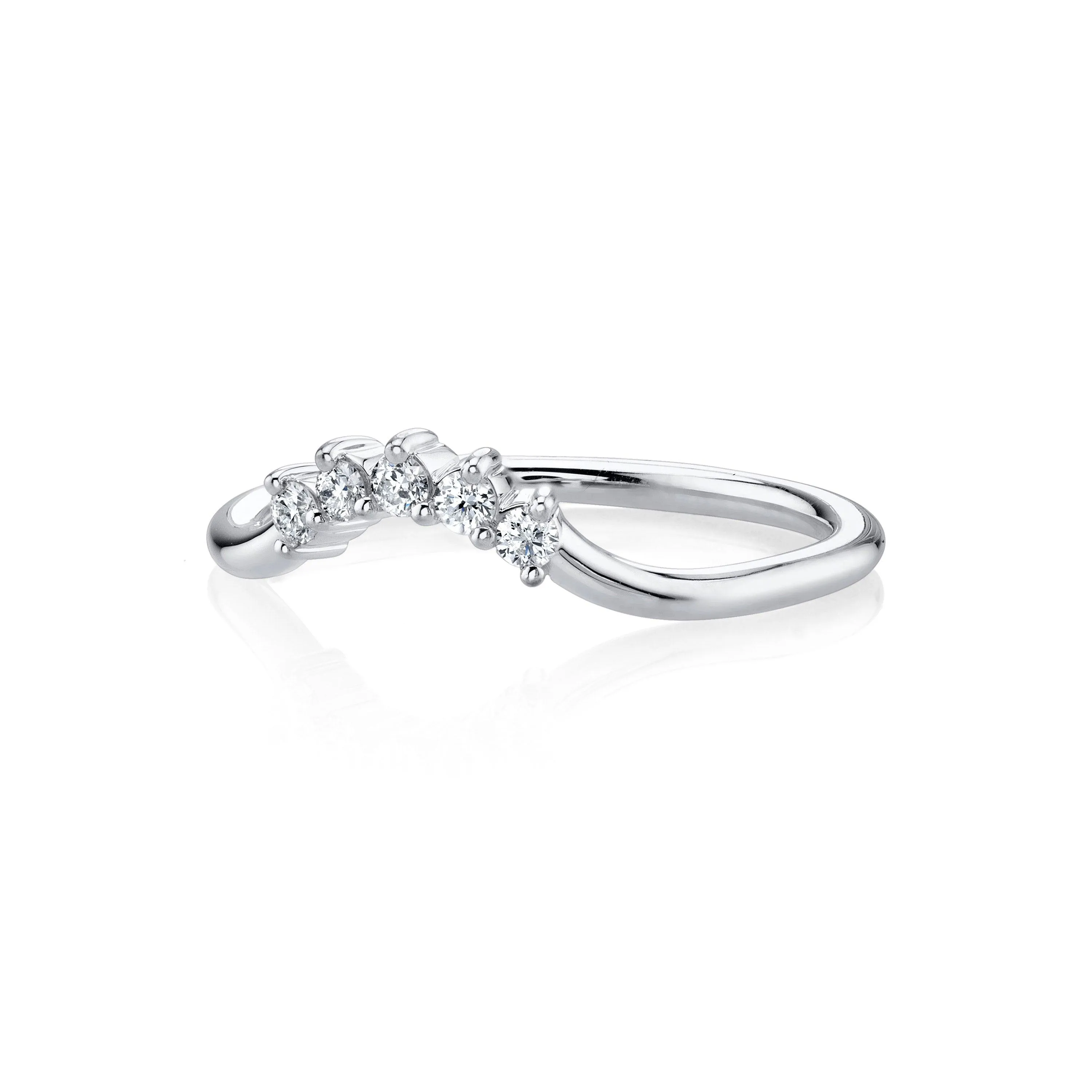 White Diamond Crown Ring sold by Marrow Fine product image thumbnail 5