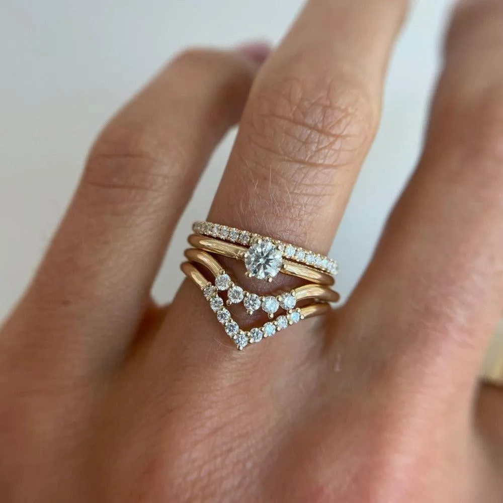 White Diamond Crown Ring sold by Marrow Fine product image thumbnail 2
