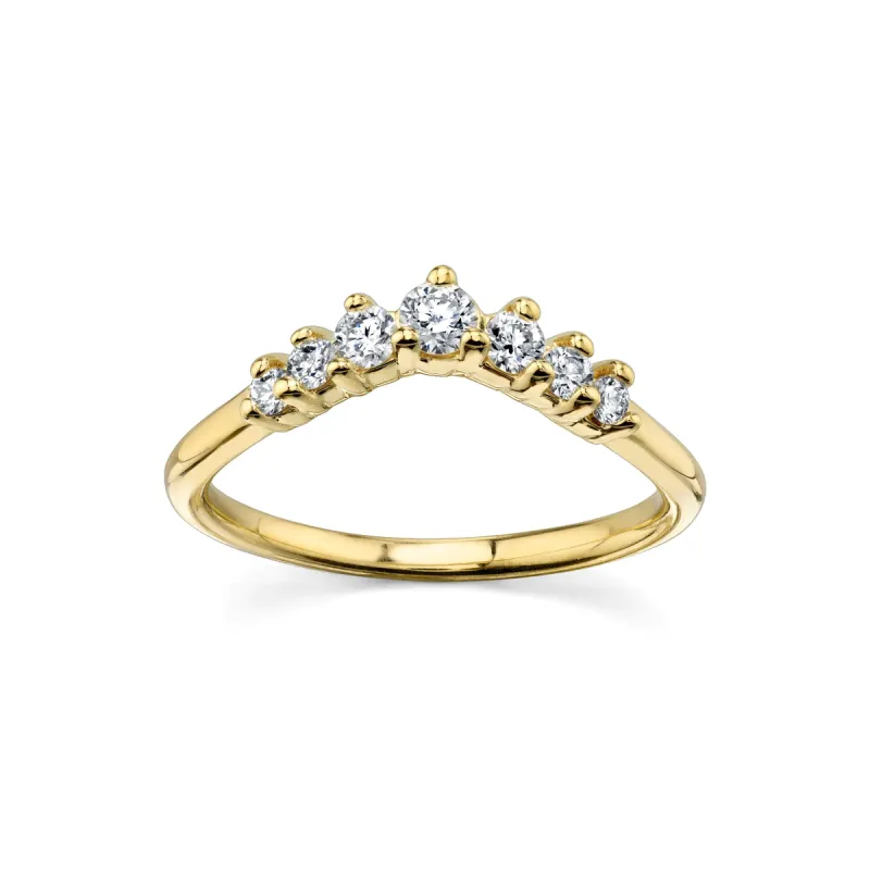 White Diamond Seven Stars Nesting Ring sold by Marrow Fine