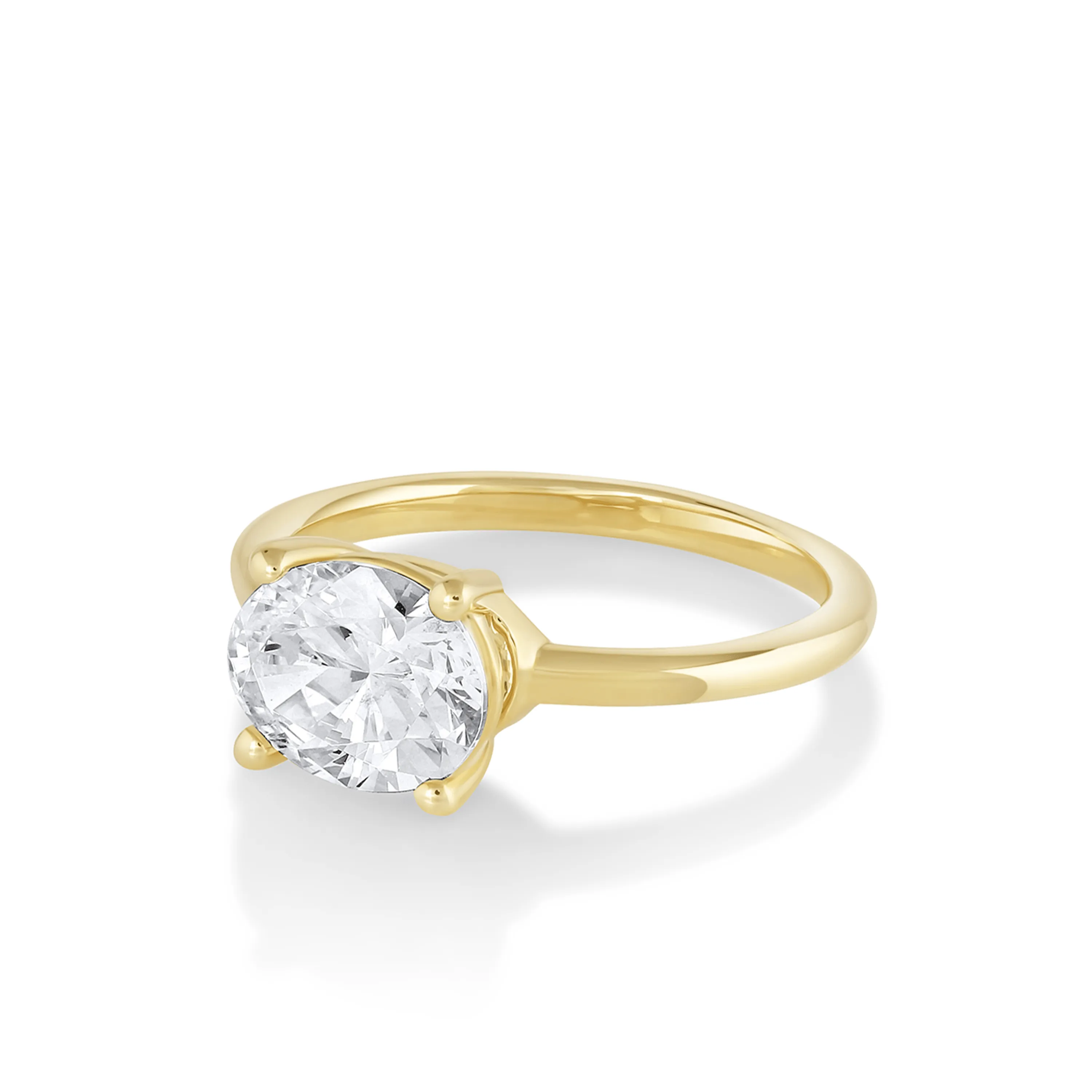 The Hazel Oval Solitaire Engagement Ring sold by Marrow Fine product image thumbnail 2