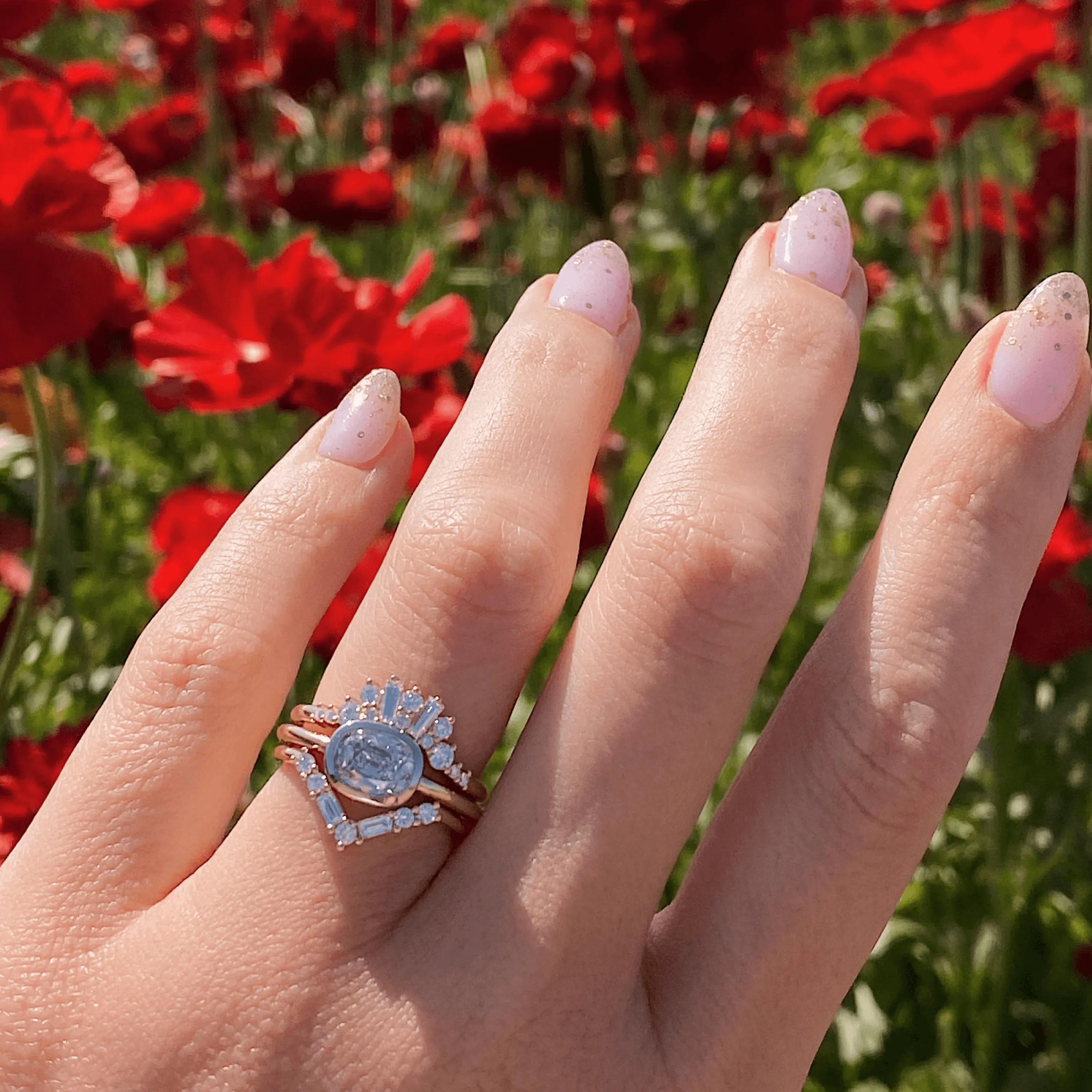 1.05ct Old Mine White Diamond Bezel Ring sold by Marrow Fine product image thumbnail 2