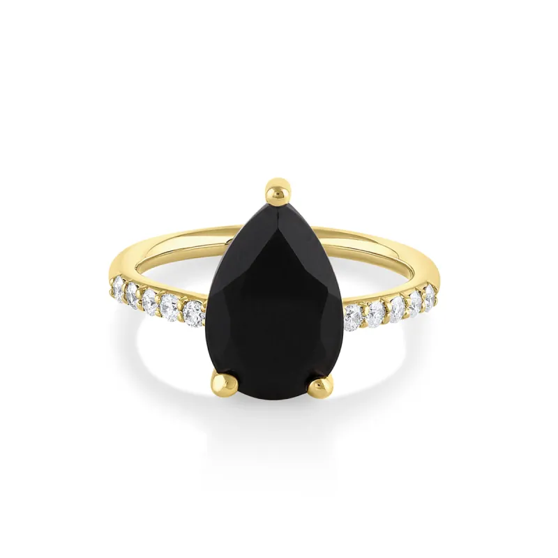 Sweet Melissa Black Onyx Ring sold by Marrow Fine