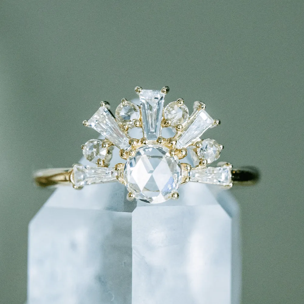 Art Deco Sunrise Ring sold by Marrow Fine product image thumbnail 5
