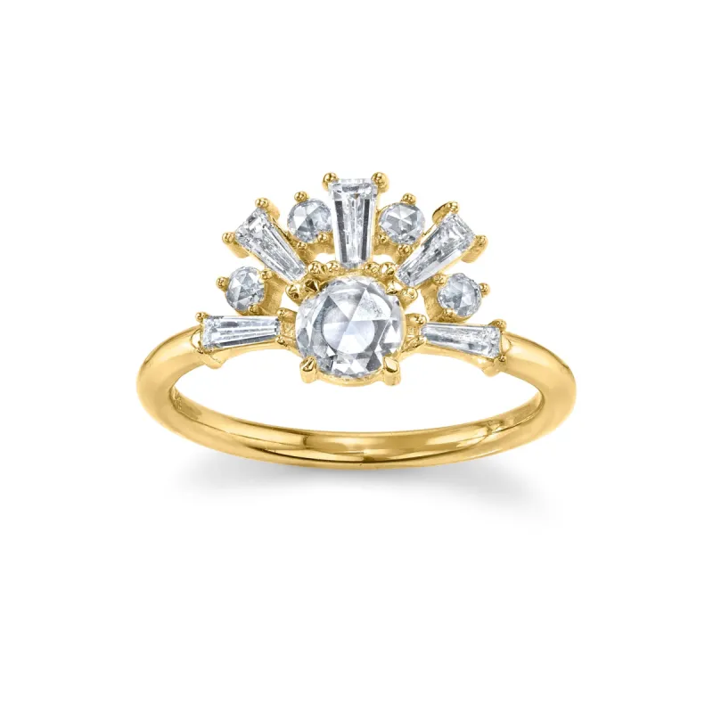 Art Deco Sunrise Ring sold by Marrow Fine