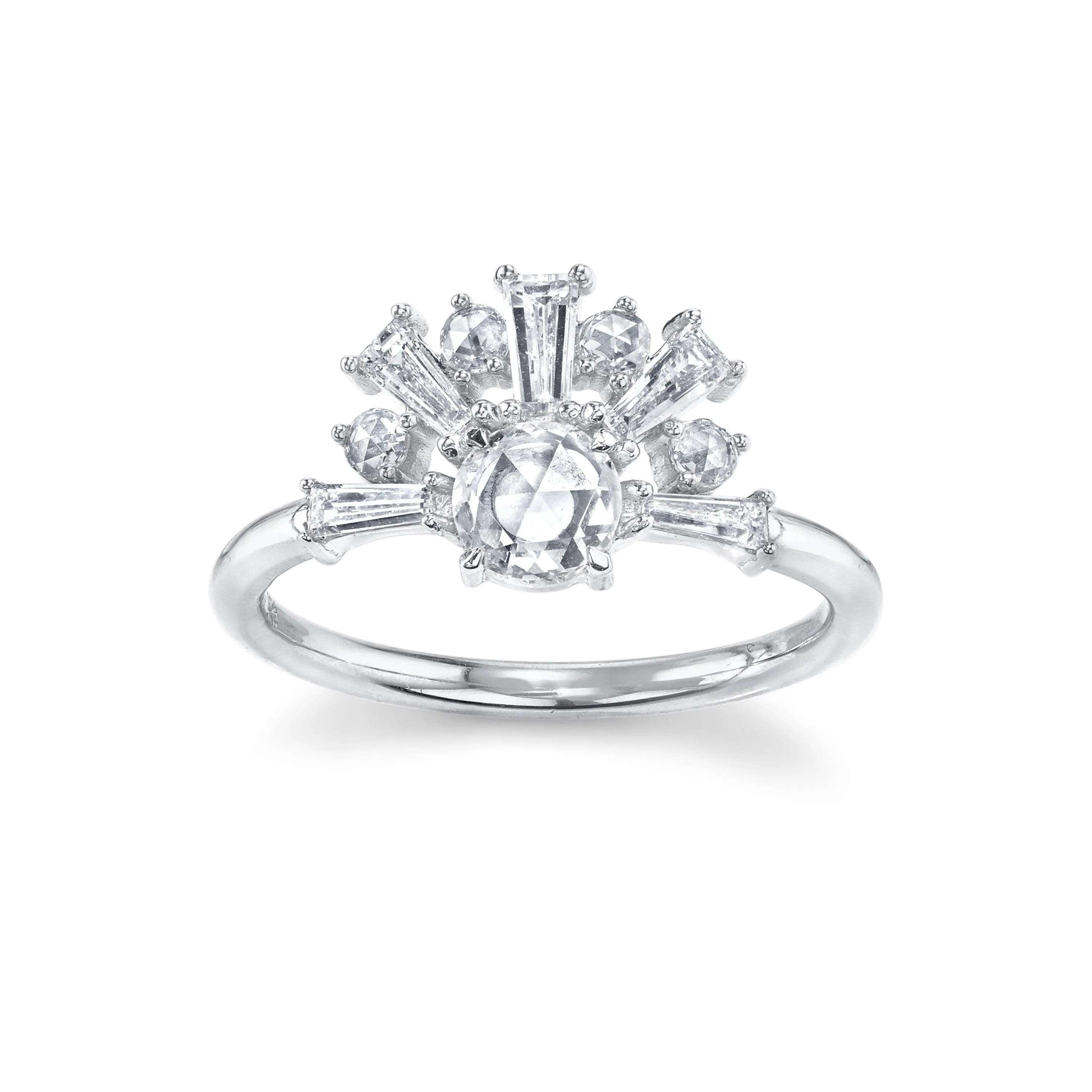Art Deco Sunrise Ring sold by Marrow Fine product image thumbnail 3