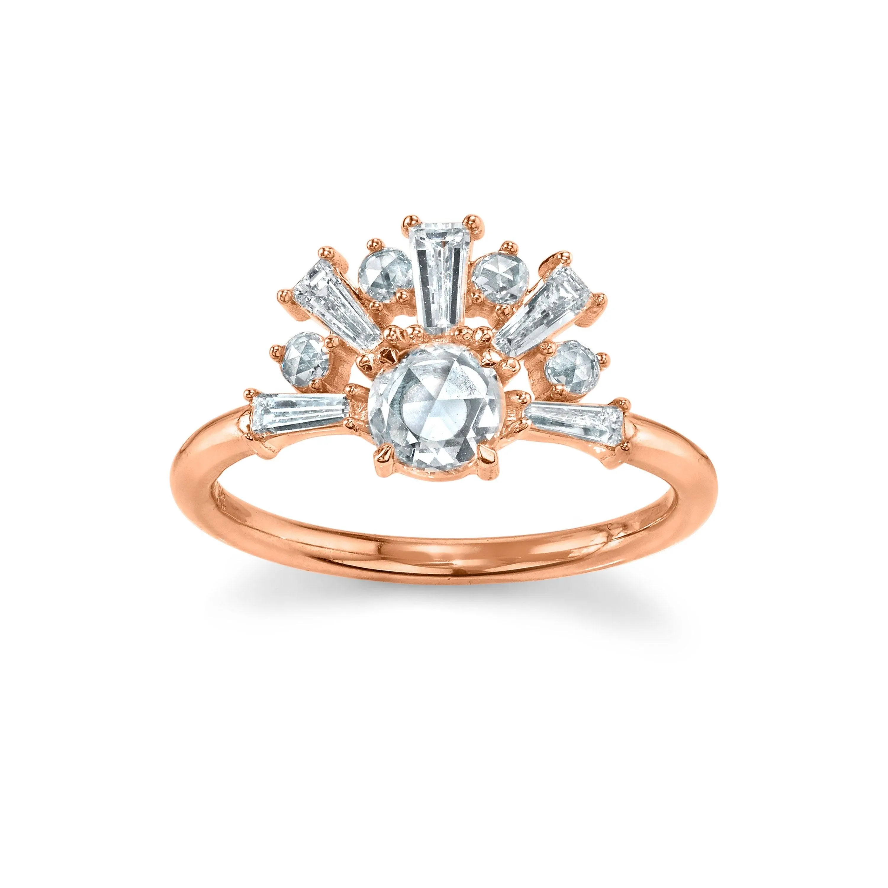 Art Deco Sunrise Ring sold by Marrow Fine product image thumbnail 4