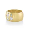 .57ctw Antique White Diamond Shapes Cigar Band sold by Marrow Fine