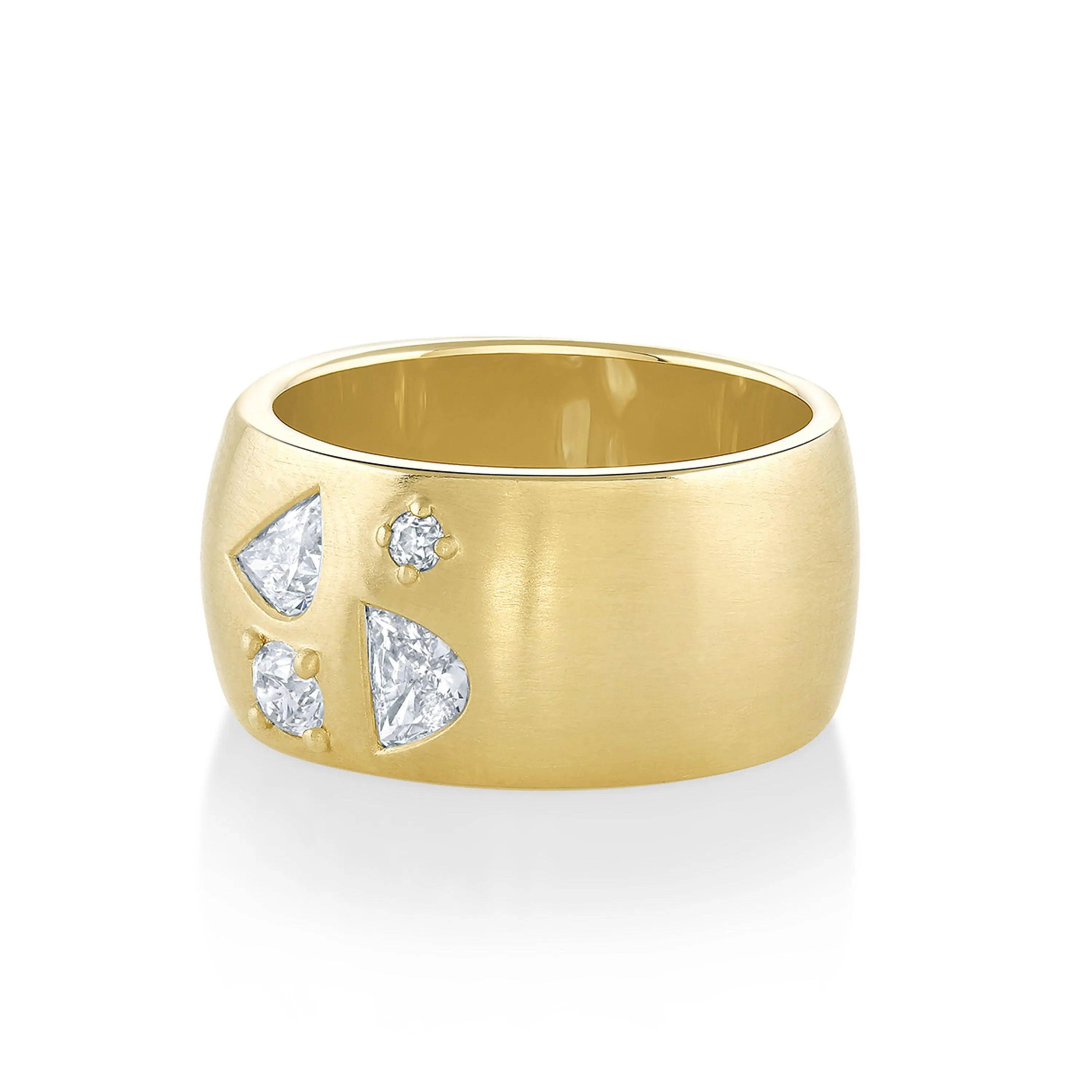 .57ctw Antique White Diamond Shapes Cigar Band sold by Marrow Fine product image thumbnail 3